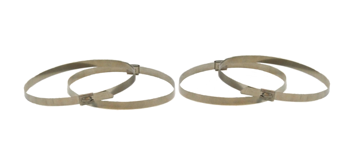 PMSTRAP40 set of four 316 stainless steel pole mount straps