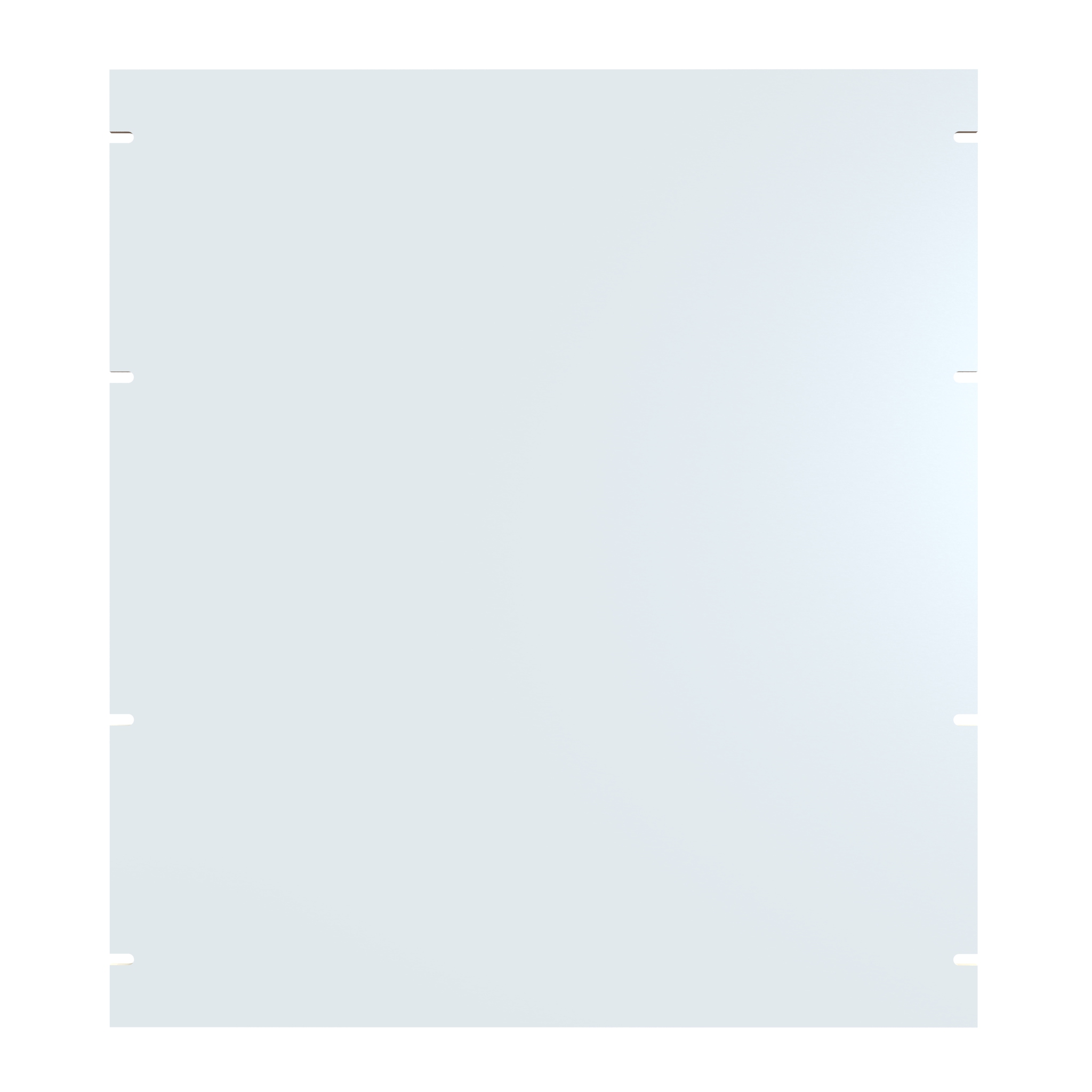 PBPA19021WH — 12U Aluminum Blanking Panel