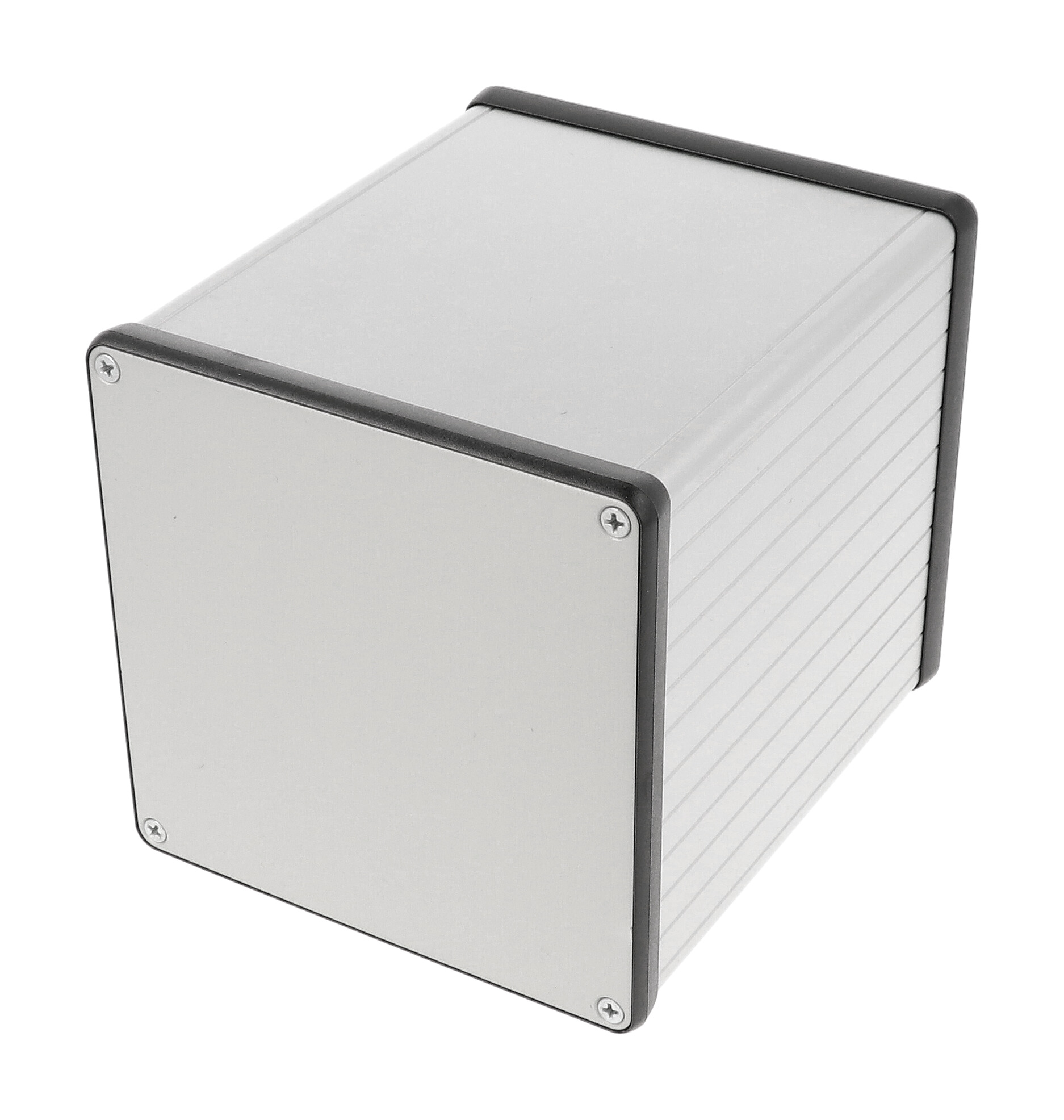 1455NS1201 — extruded aluminum enclosure w/ metal end panels