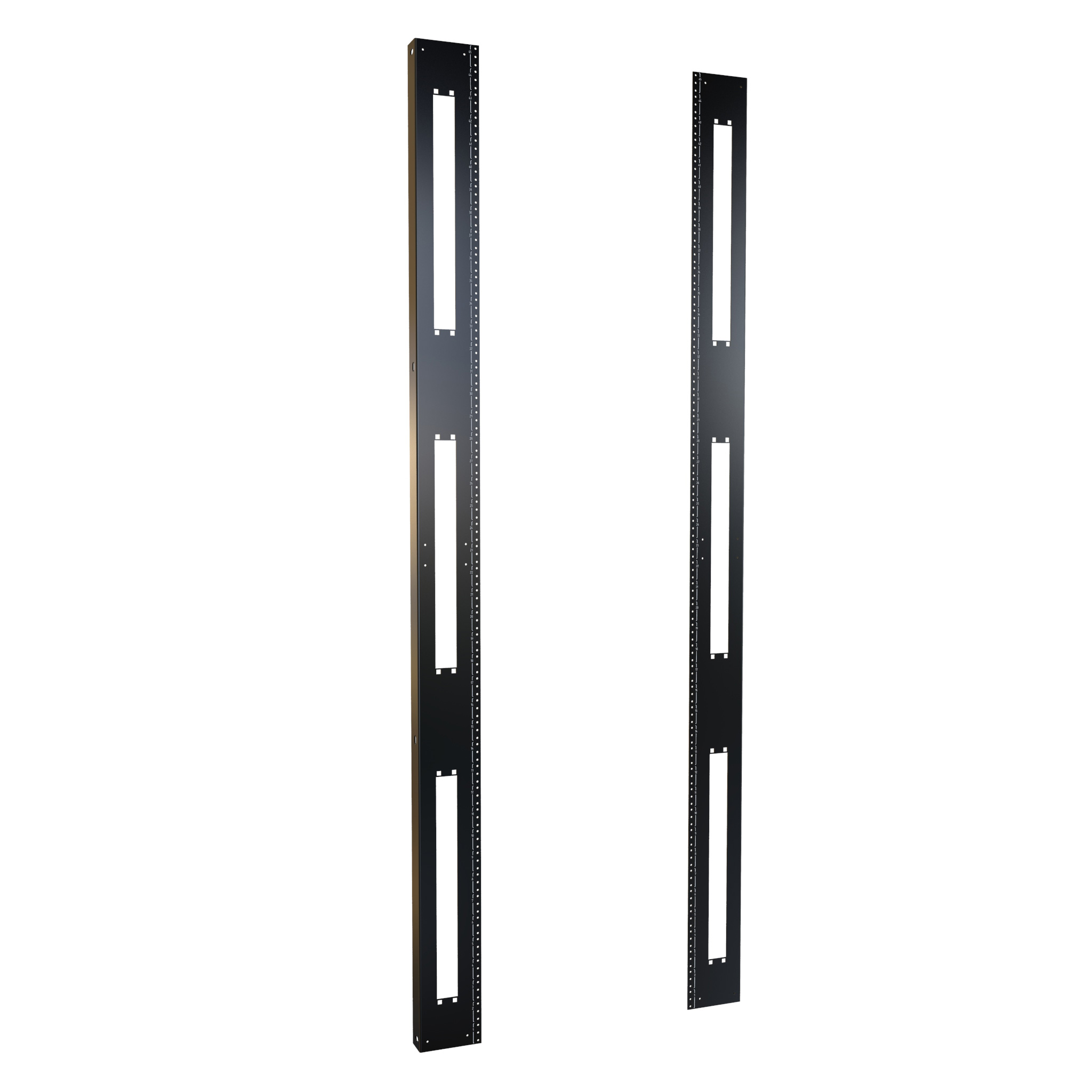 H1TRR45U31BK — 45U Tapped 10-32 Rack Rails
