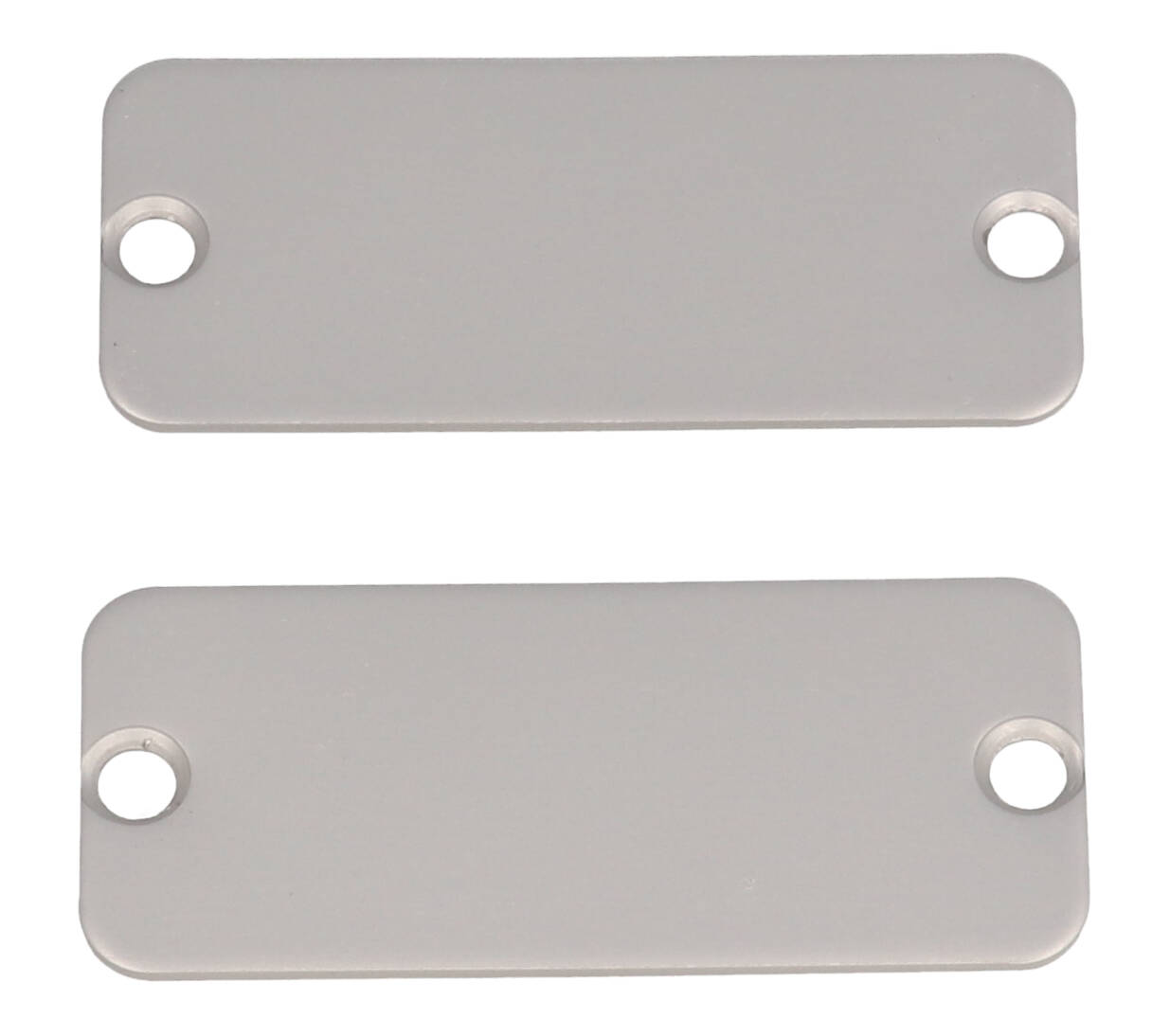 1455CAL-10 clear anodized aluminum end panels for 1455C enclosures, pack of 10