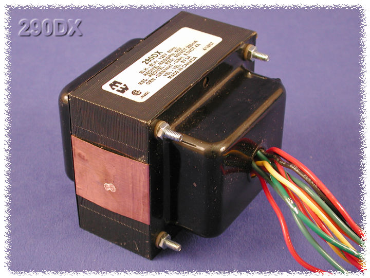 290DX — Power transformer, replacement for Fender guitar amp, 290 series