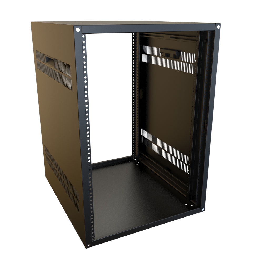 RCHV1902824BK1 — 16U 24.5D Vented Rack Cabinet