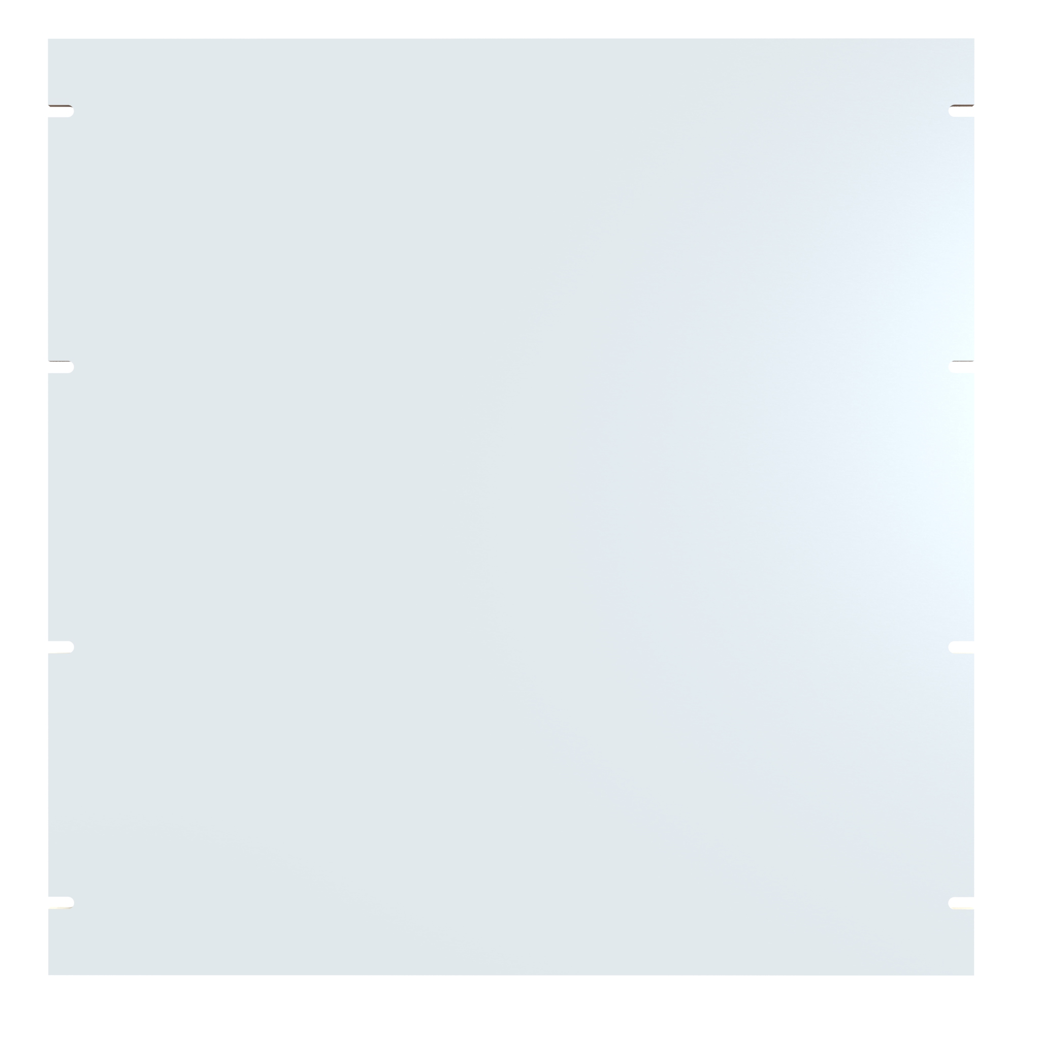 PBPA19019WH — 11U Aluminum Blanking Panel