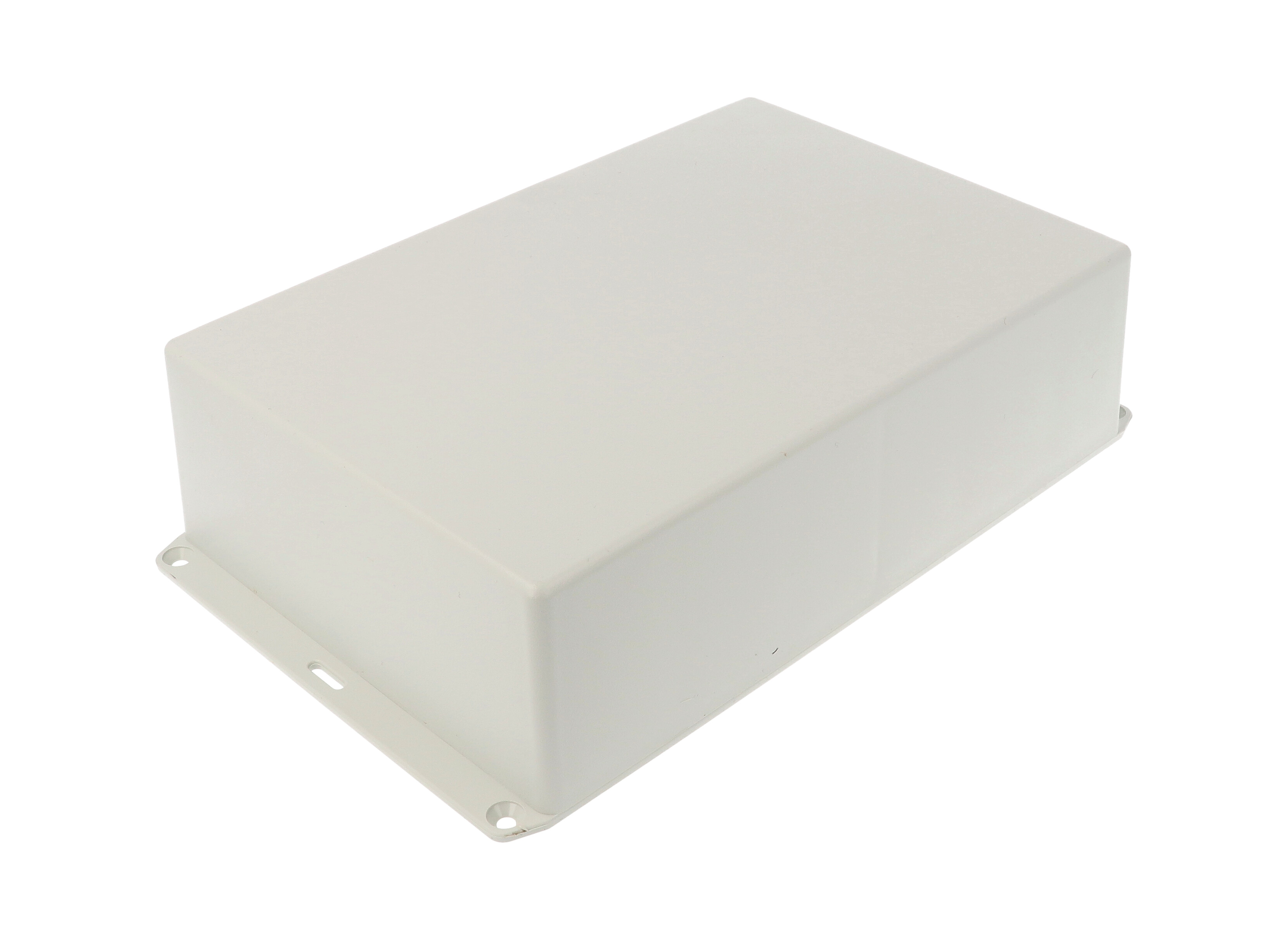 1591XXEBK black ABS plastic enclosure, 7.60 in x 4.45 in x 2.40 in — view 5