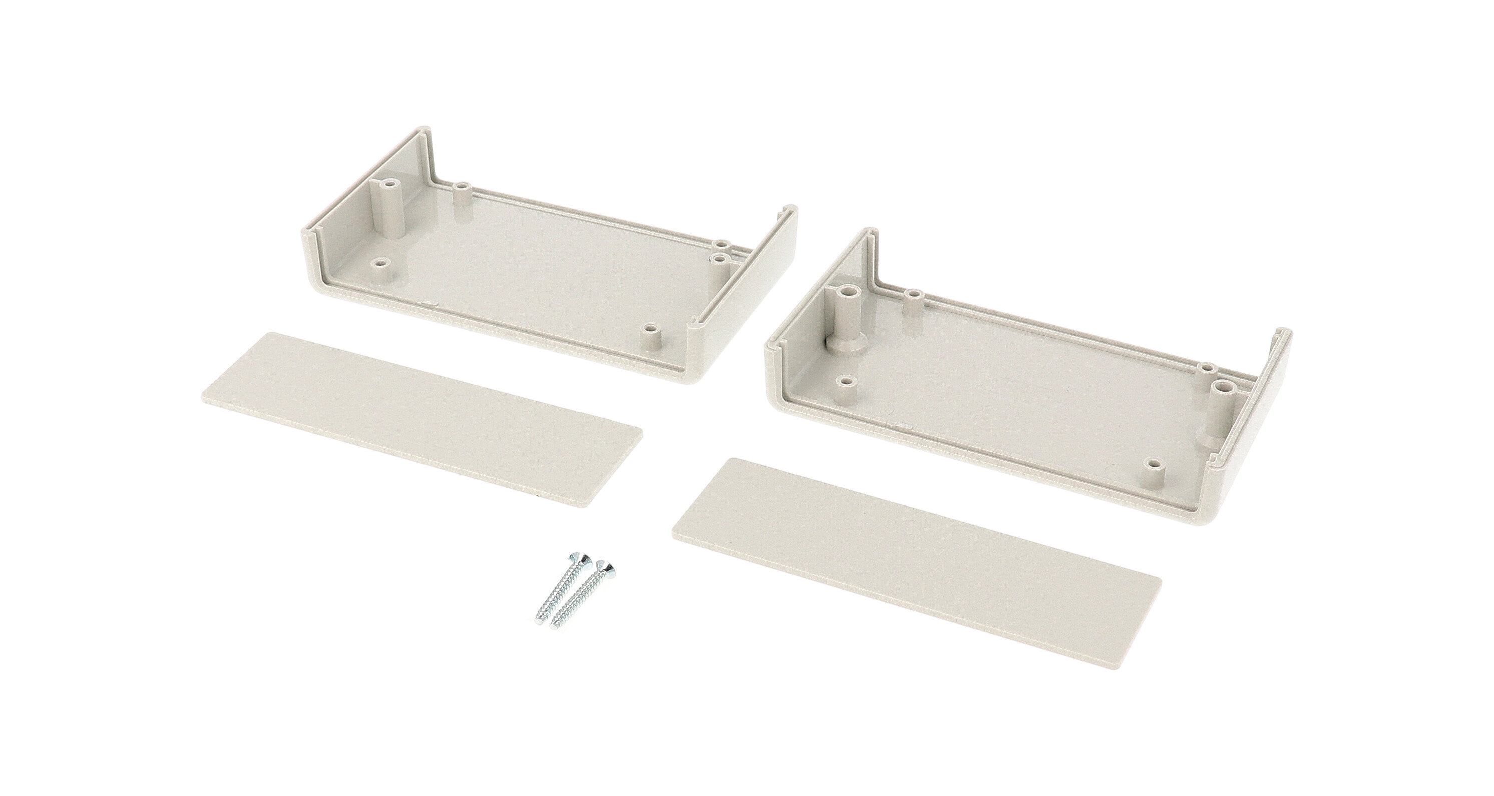 1593VGY light gray ABS IP54 instrument enclosure