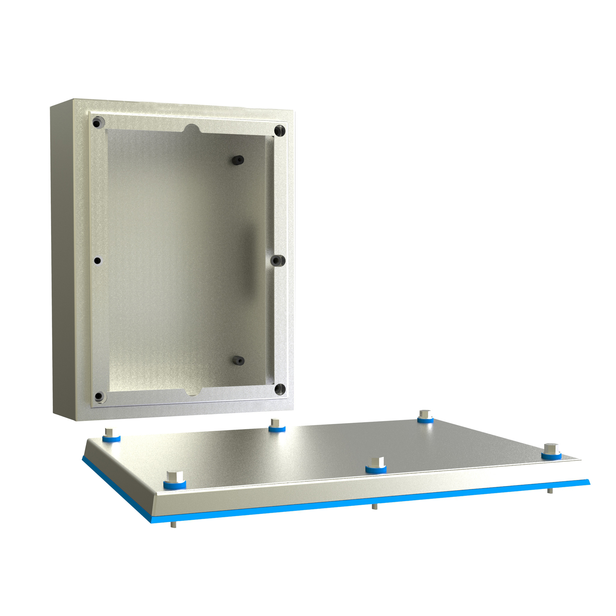 HYJ1294SS 12 x 9 x 4 inch hygienic 304 stainless steel Type 4X junction box