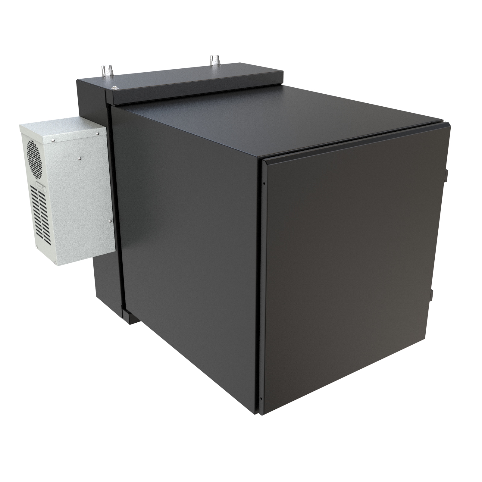 Hammond NWC12U2436SFLG 12U light gray sealed wall-mount cabinet with solid door and Type 12 filters — view 23