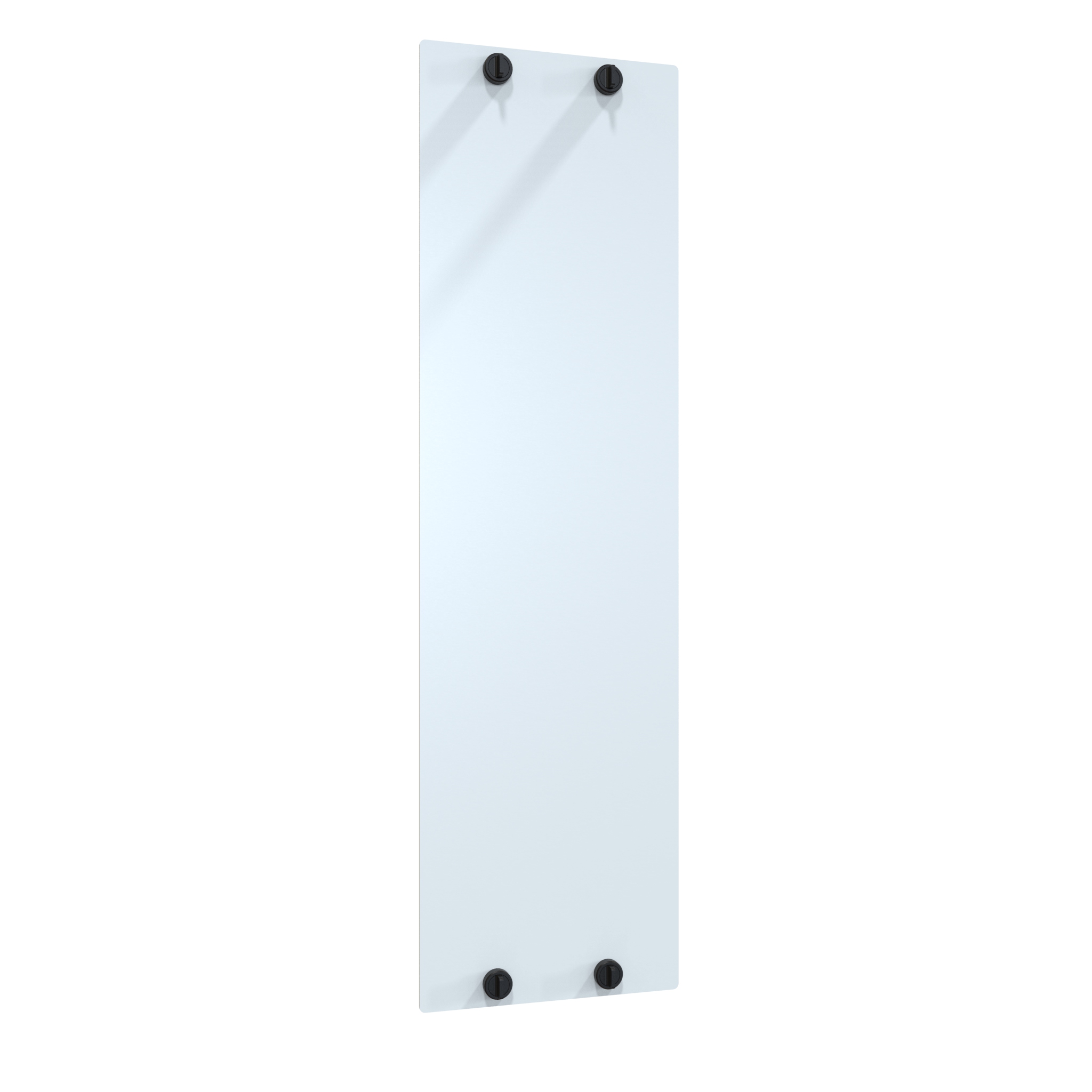 Hammond VFMMD8WH white 8 in wide double-sided vertical cable manager, 44U with hinged finger duct doors