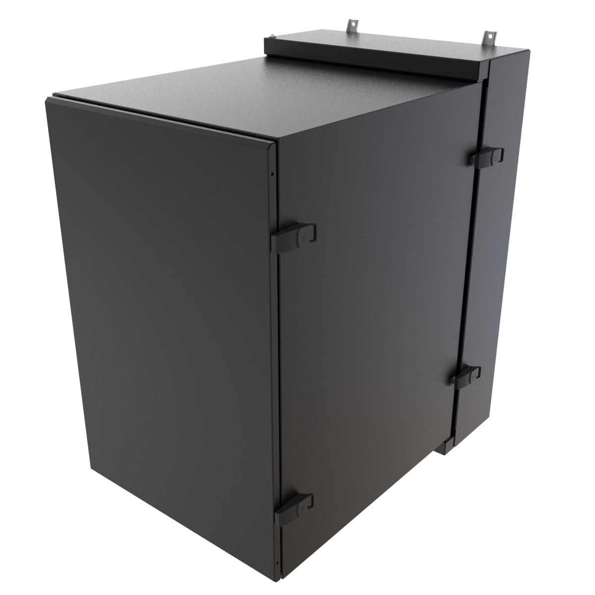 Hammond NWC12U2436SFLG 12U light gray sealed wall-mount cabinet with solid door and Type 12 filters — view 9