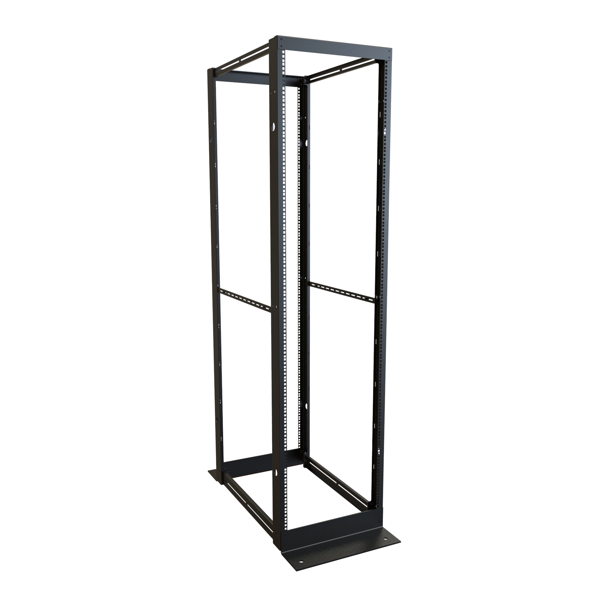 44U 4-Post Rack, 32–48 in Adjustable Depth