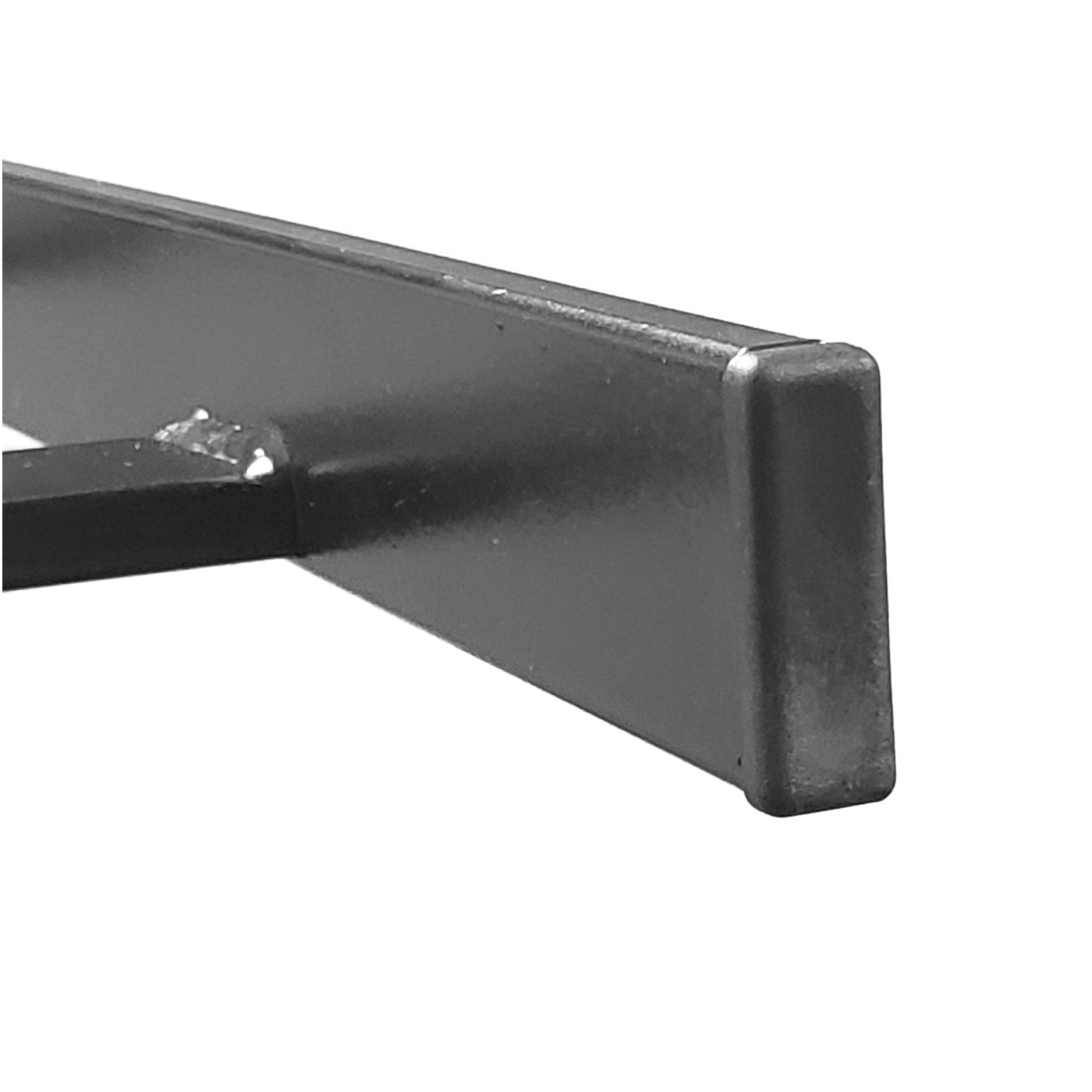 Hammond CL24W10LBK 24 in wide, 10 ft black steel cable ladder rack section with 12 in rung spacing — view 8