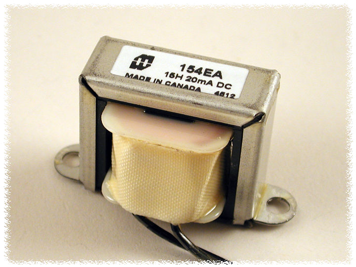 159Q 7H 150mA open channel mount DC filter choke