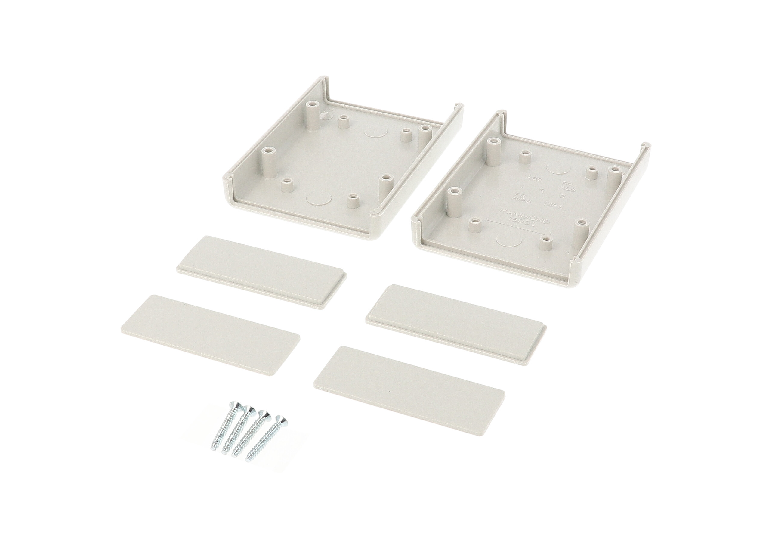 1593LGY light grey handheld instrument enclosure