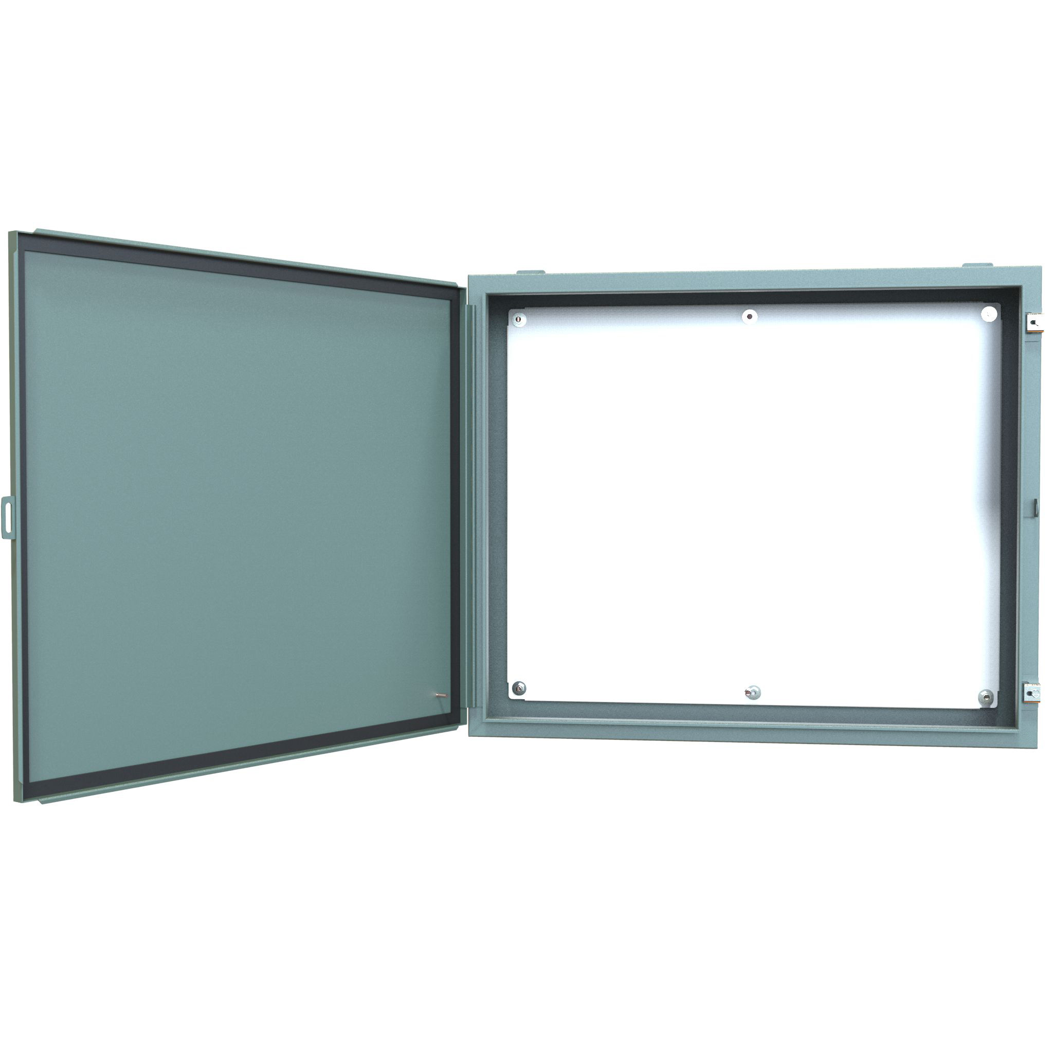 1418MR8 — N12 Wallmount Encl w/panel - 30 x 36 x 8 - Steel/Gray