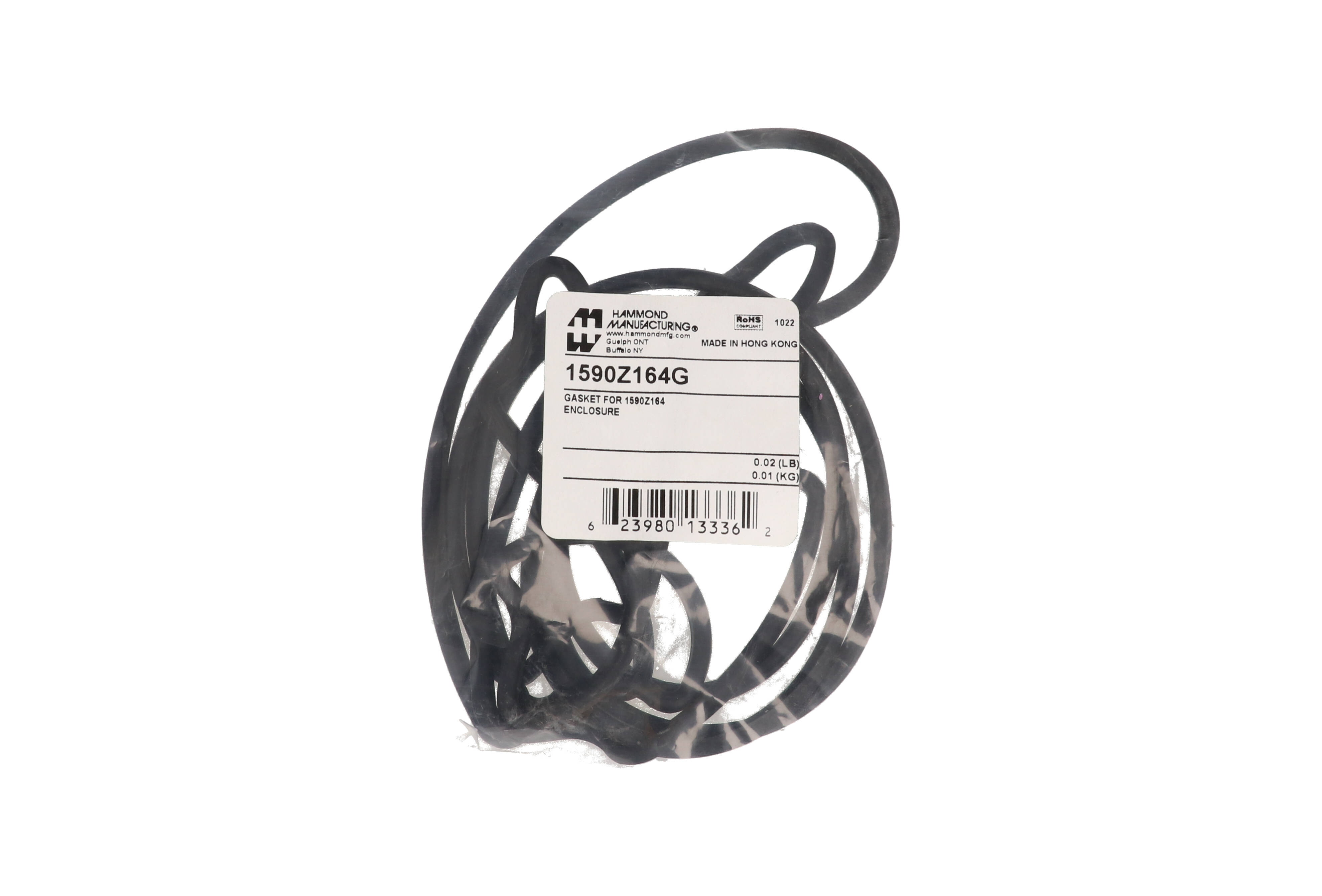 1590Z164G pre-formed silicone replacement gasket for the 1590Z164 diecast enclosure