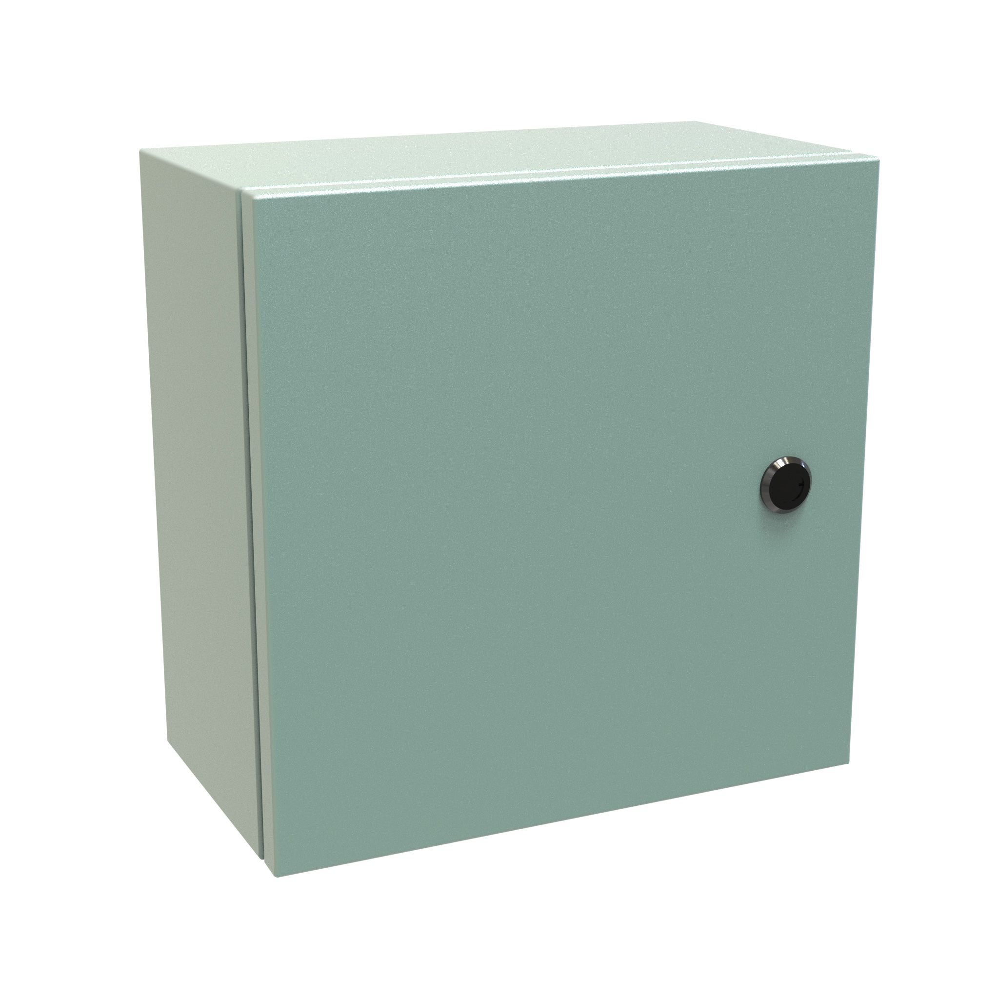 EN4SD423612GY 42 x 36 x 12 in Eclipse Type 4 mild steel wallmount enclosure in ANSI 61 gray with single hinged door — view 2