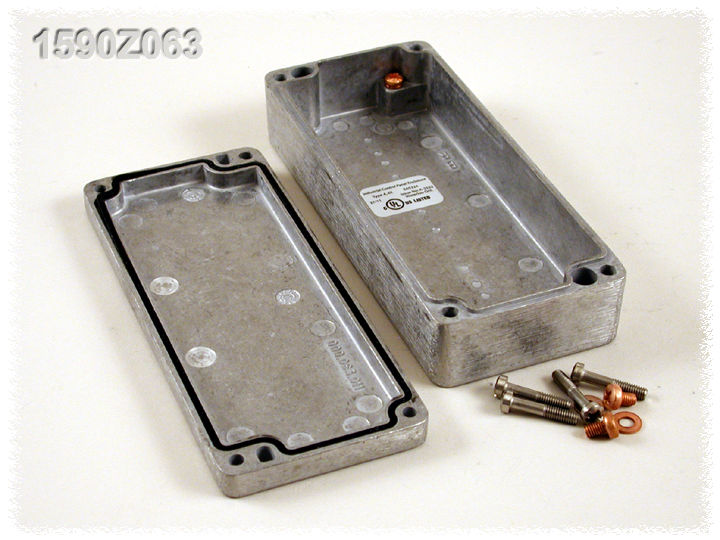 1590Z063 natural long diecast aluminum IP68 enclosure