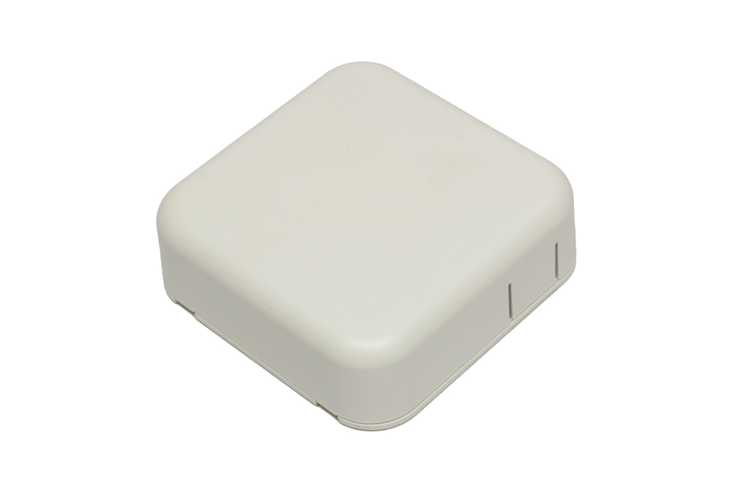 1551SNAP3GY light gray square ABS snap-fit miniature enclosure, 60 x 60 mm x 20 mm