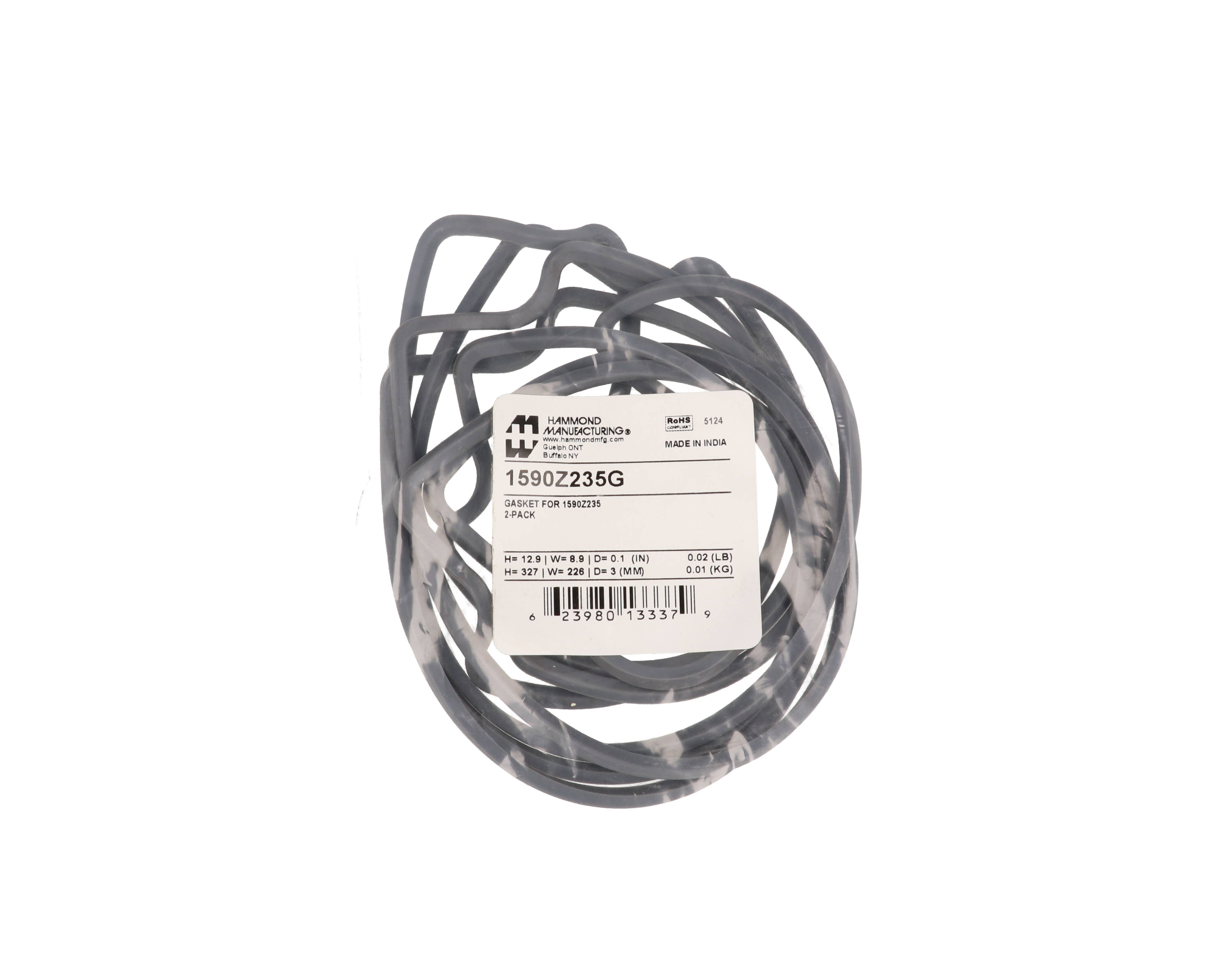 1590Z235G silicone replacement gasket for 330 x 230 mm 1590Z235 enclosure