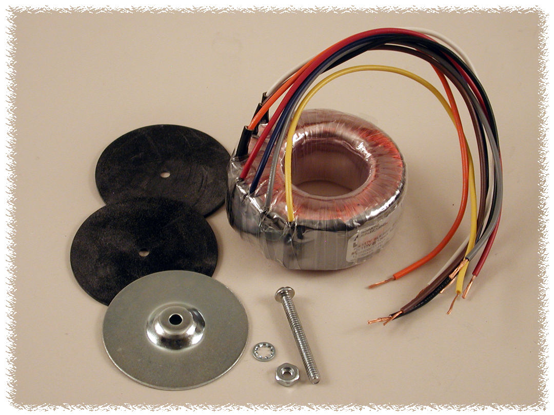 1182K117 160 VA toroid power transformer with dual 117 V secondaries and flexible colour-coded leads — view 6
