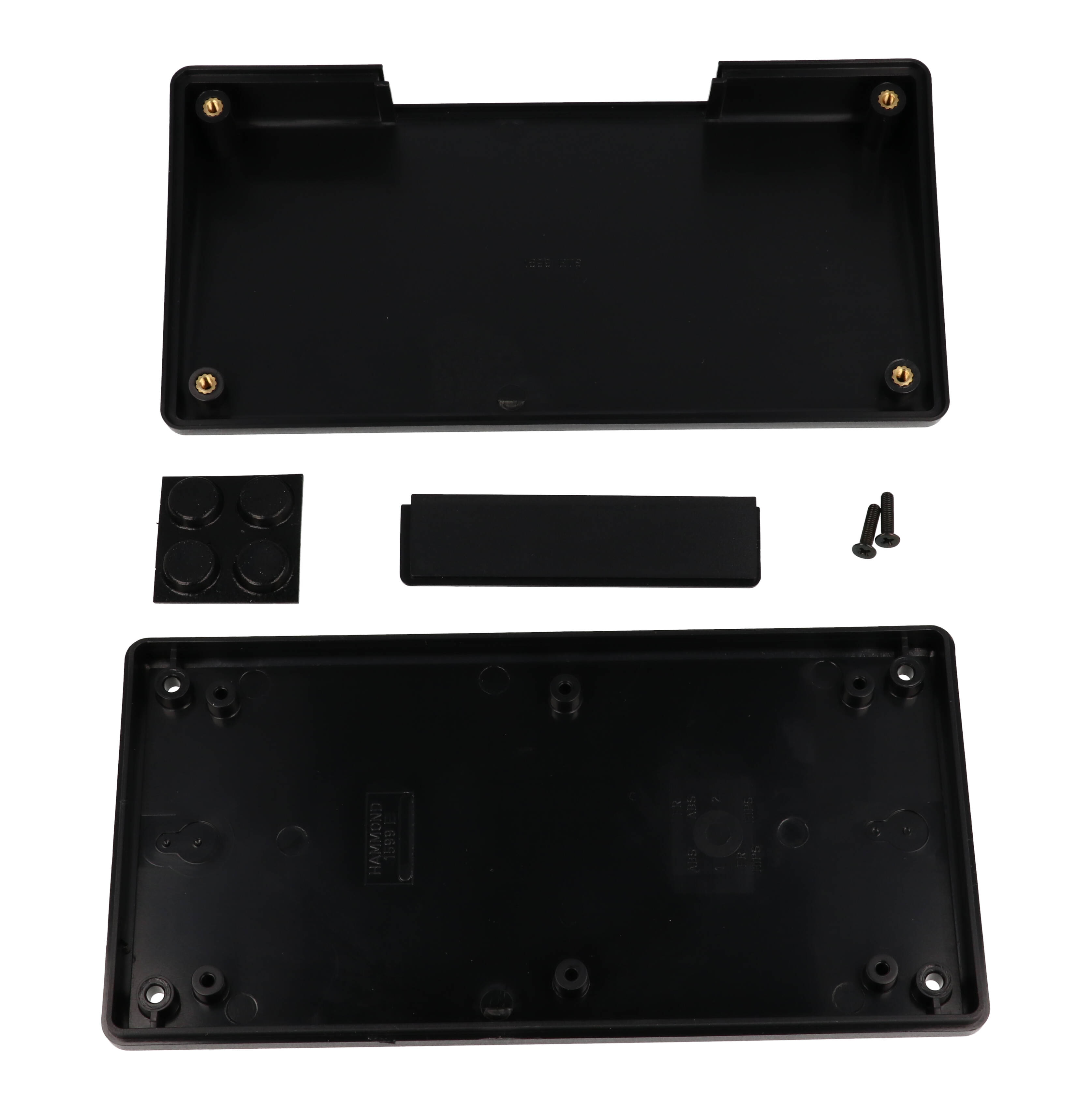 1599ETSBK black short-slope ABS sloping console enclosure, 170 x 86 mm