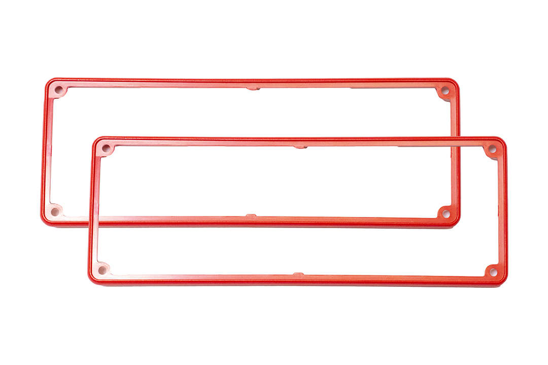 1455UBRED — red plastic open bezels for 1455U enclosures- 2/pack