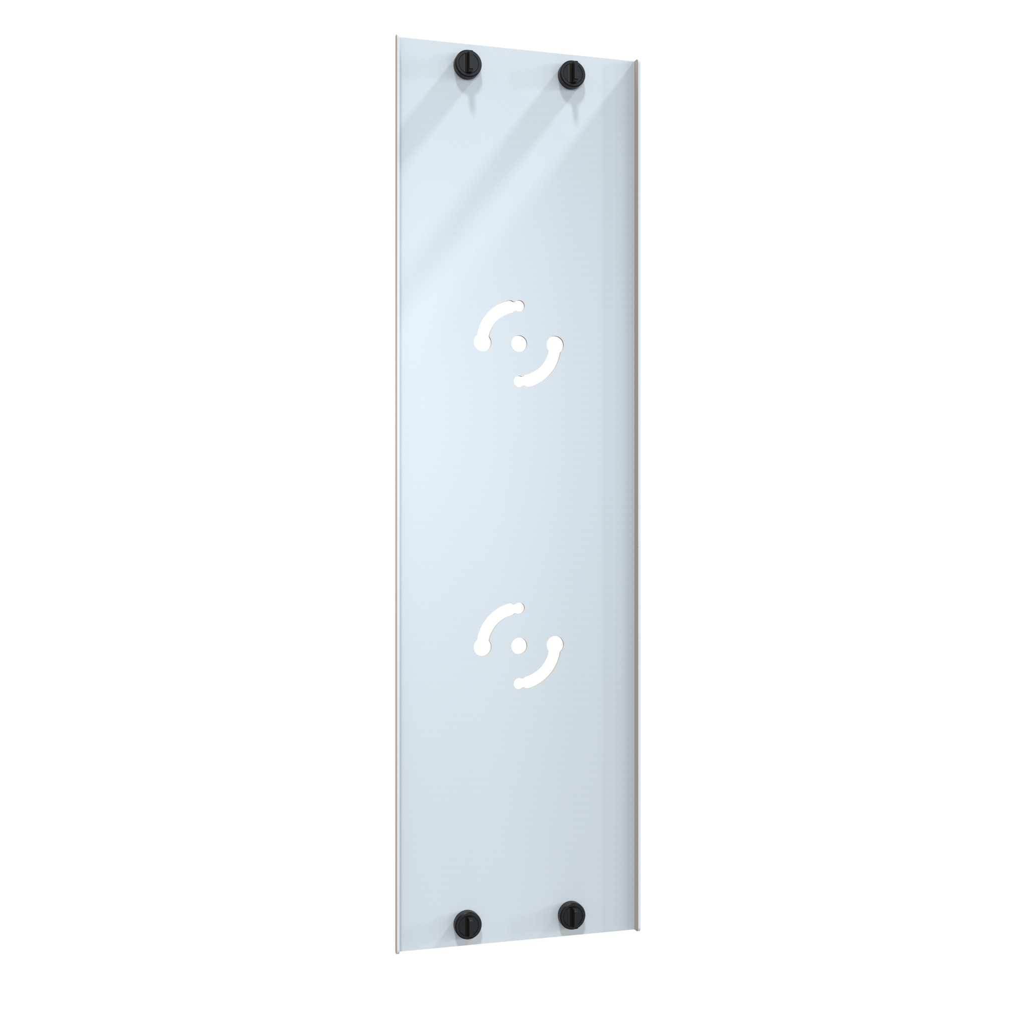 Hammond VFMMD8WH white 8 in wide double-sided vertical cable manager, 44U with hinged finger duct doors