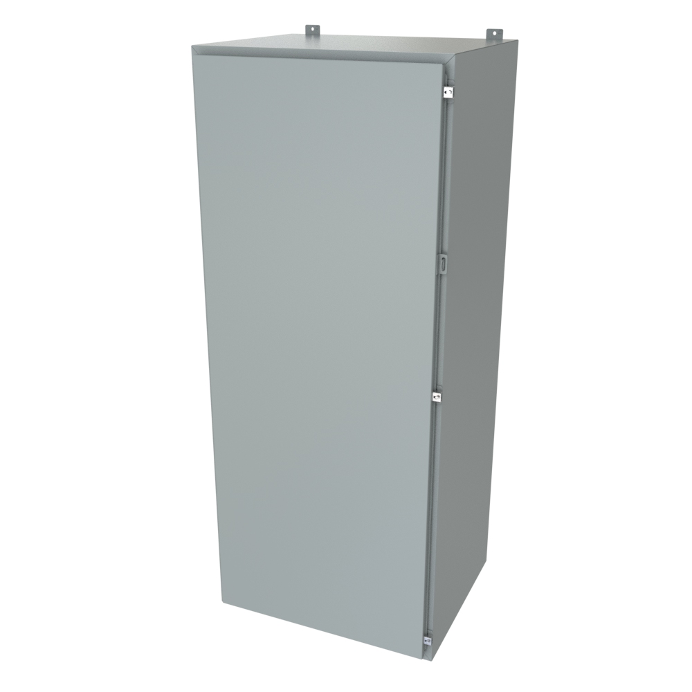 1418U24LP — N4/12 Wallmount Encl less panel - 72 x 30 x 24 - Steel/Gray