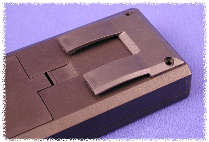 001151 — pocket/belt clip for Clipper series - black plastic — view 2