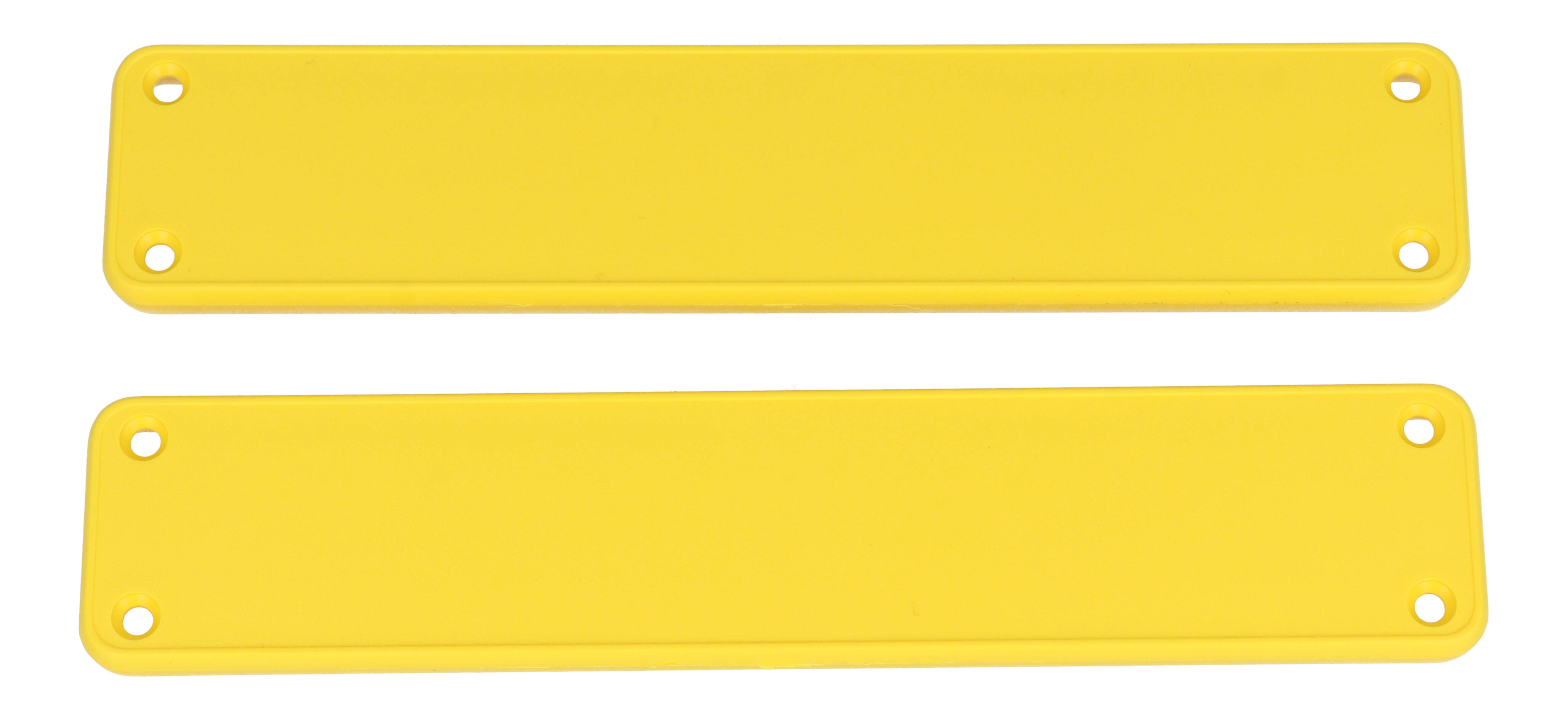 1455rply — Yellow Plastic Solid Bezel for 1455r Enclosures- 2/Pack