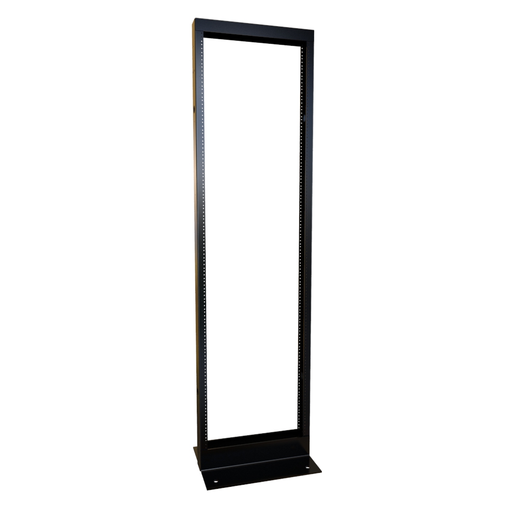 40U 2-Post Open Frame Rack, 1500 lb Capacity