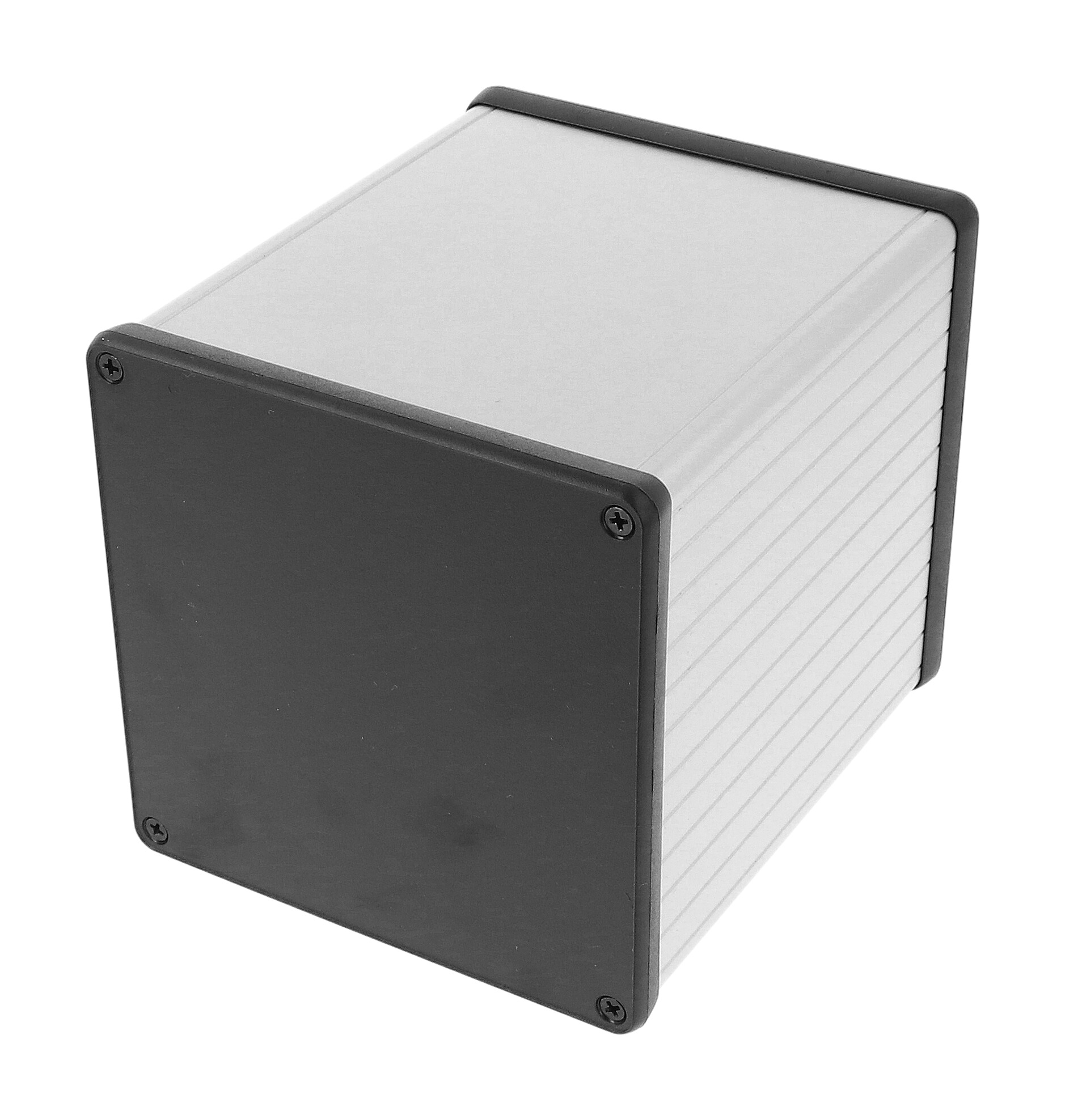 1455NS1202 — extruded aluminum enclosure w/ CLOSED BEZELS