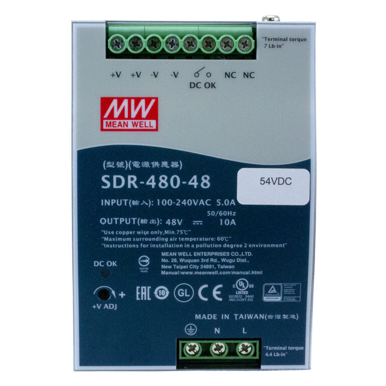 Lantronix 25160 DIN rail mounted power supply
