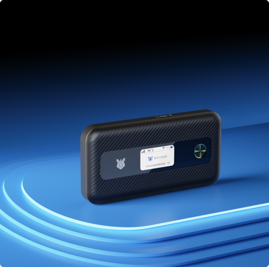 Social Mobile Rhino H1 5G RedCap TAA-compliant mobile hotspot — view 3