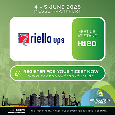 Riello UPS at Data Center World Frankfurt 2025