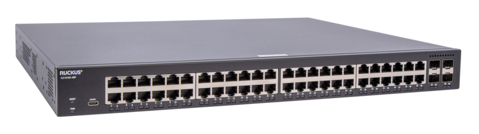 Ruckus ICX8100-48PF 48-Port PoE+ Switch 740W | 4x1G SFP, Enterprise