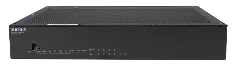 RUCKUS ICX 8200-C08PFV PoE