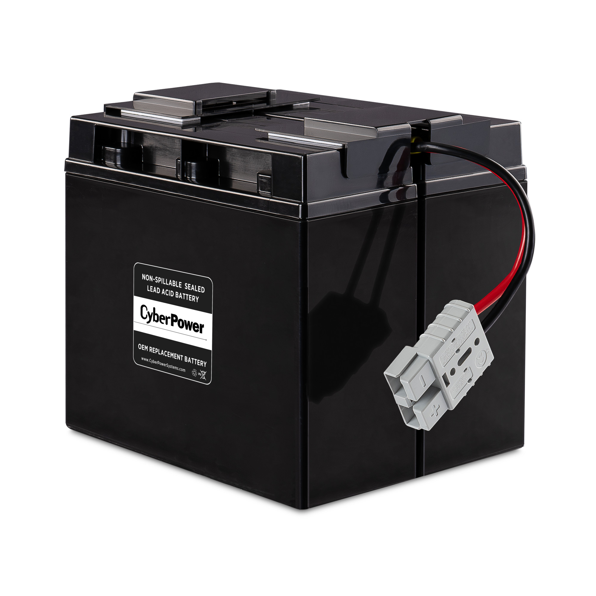 CyberPower RBC7-CP 12 V 17 Ah sealed lead-acid UPS replacement battery cartridge — view 2
