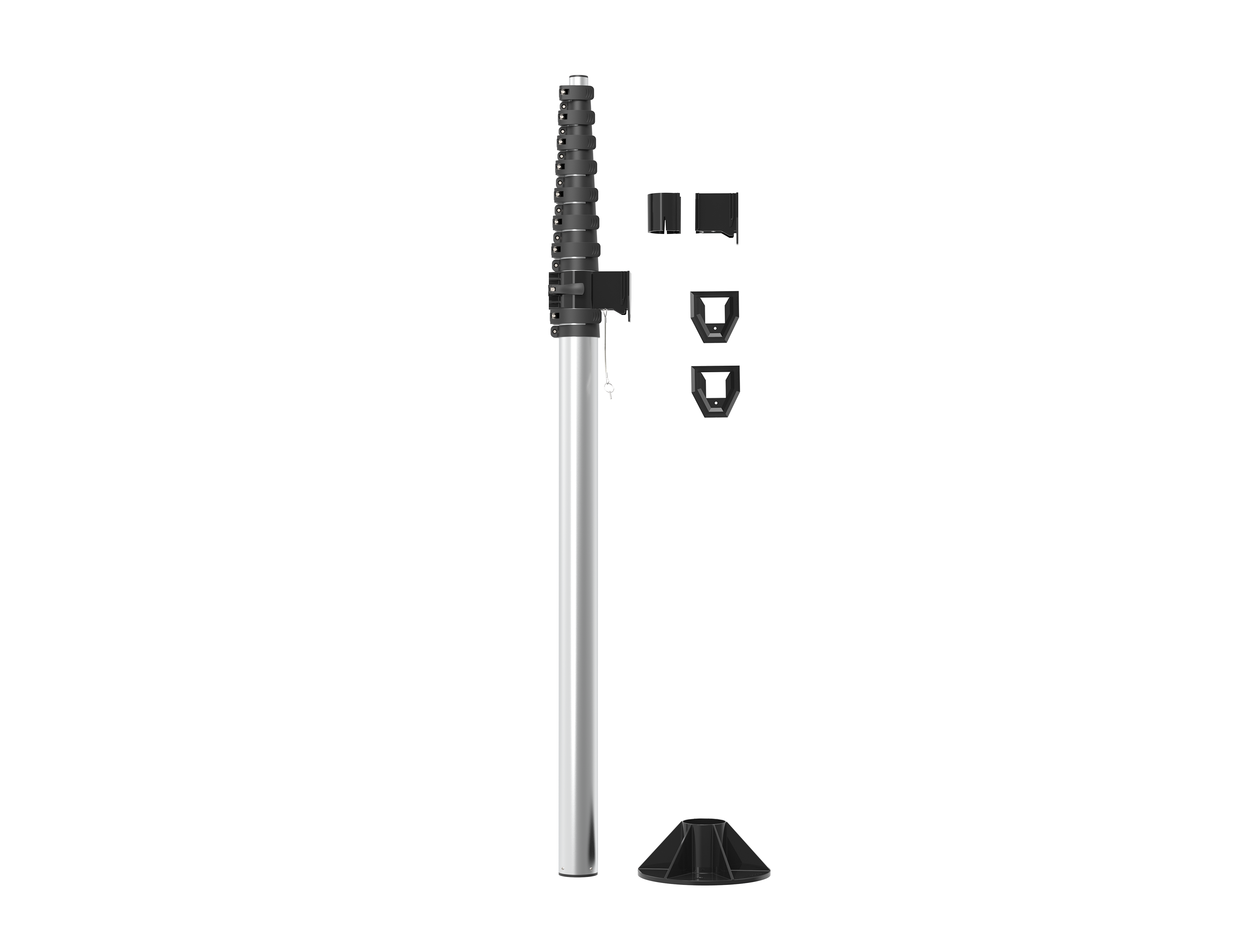 Wilson Electronics 900071 24 ft Telescoping RV Pole Antenna Mast