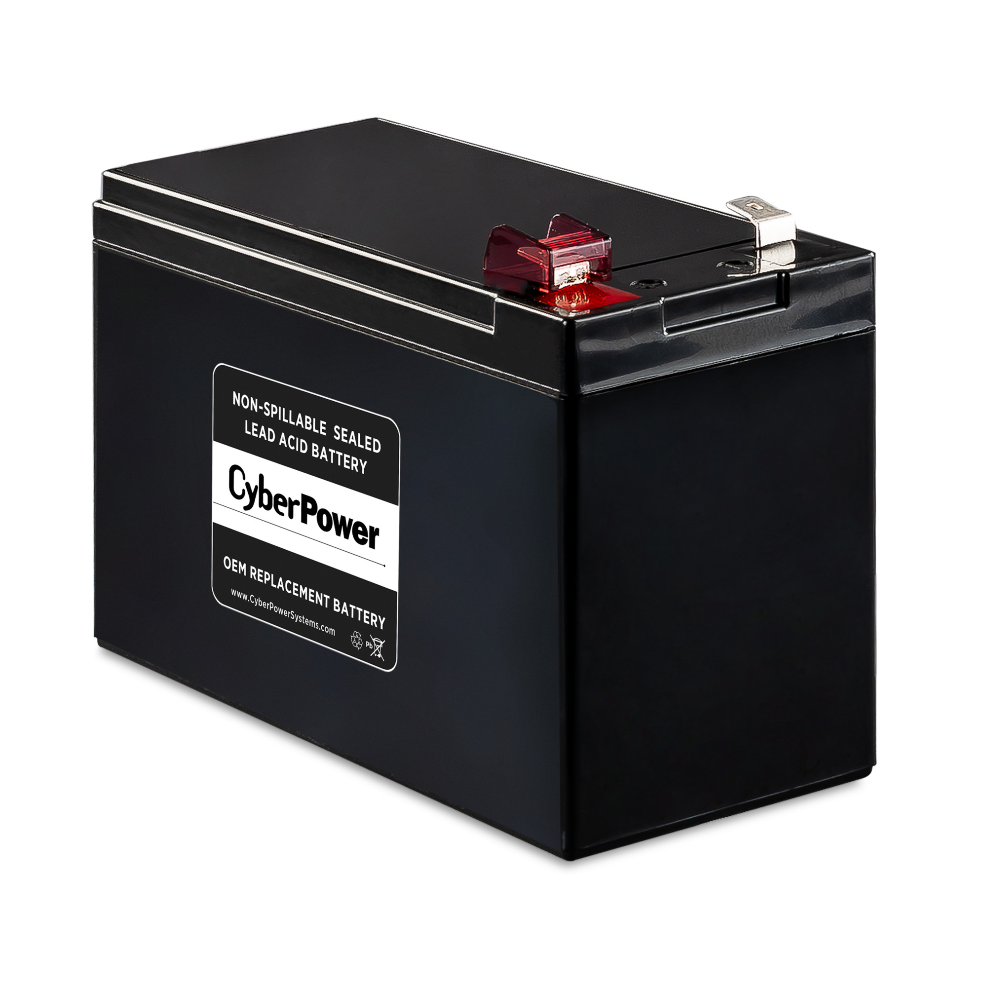 CyberPower APCRBC110-CP 12V 7Ah replacement battery cartridge for compatible UPS units — view 2