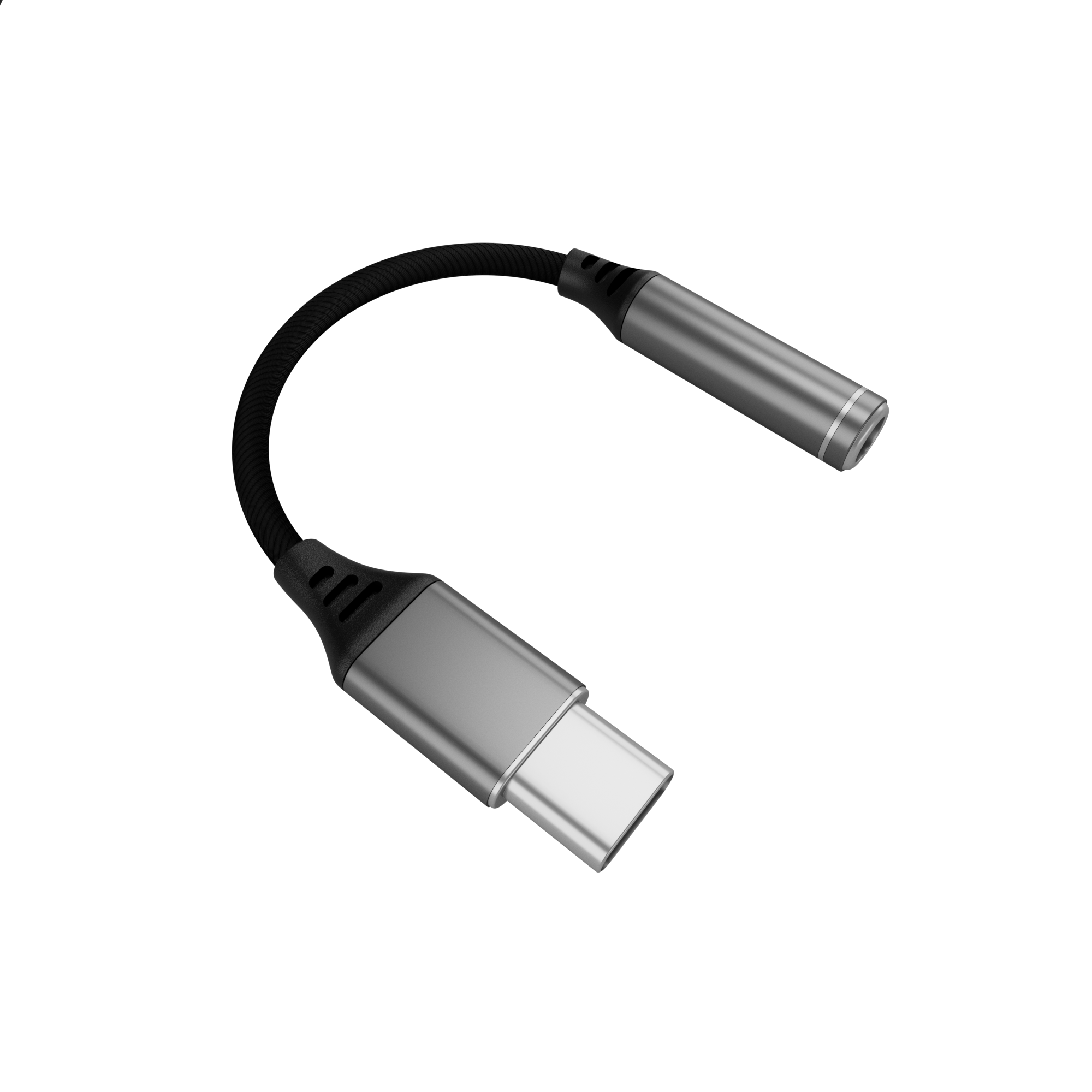 MAXCases Headset Adapter, 3.5mm Plug to USB-C Connector, Black (MCA1HPXUSBC)