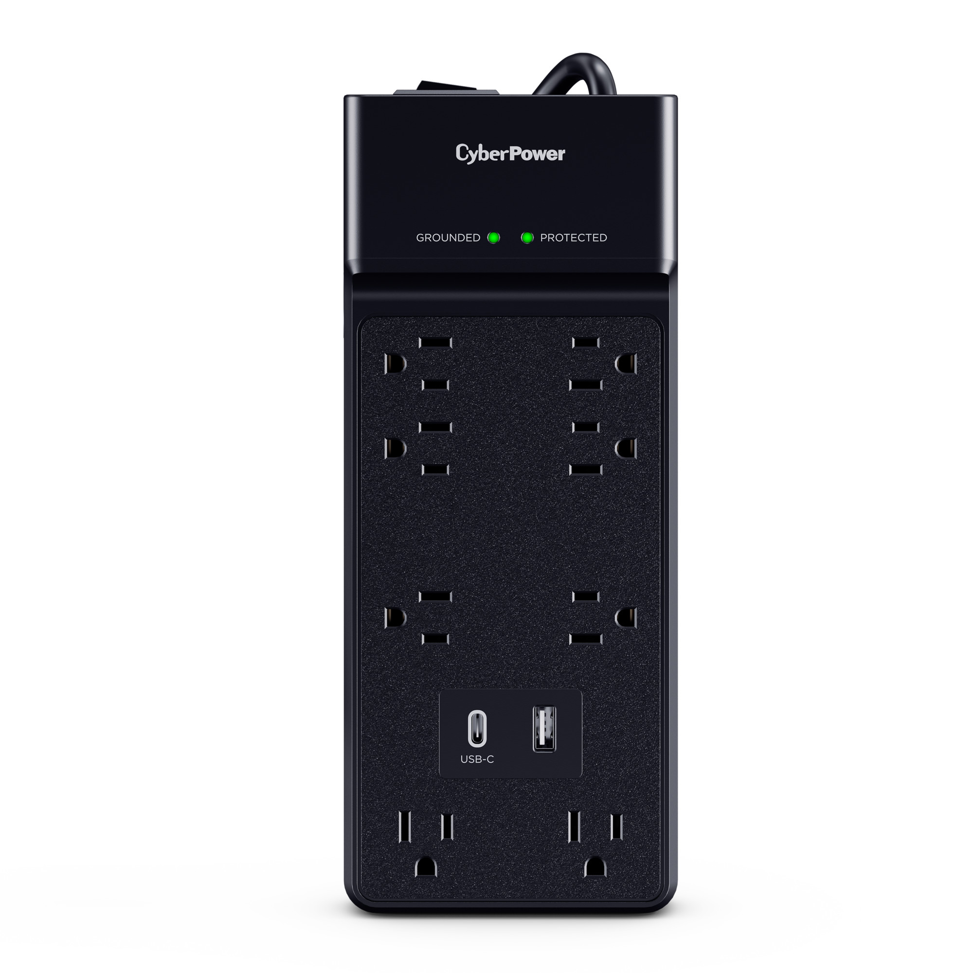 CyberPower CSP806UC18 Surge Protector, 800 V, 6 ft Cord | Home Office