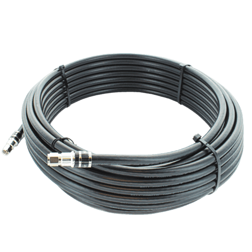 Wilson Electronics 951150 50 ft. Black RG11 Low-Loss Coax Cable, F-Male to F-Male