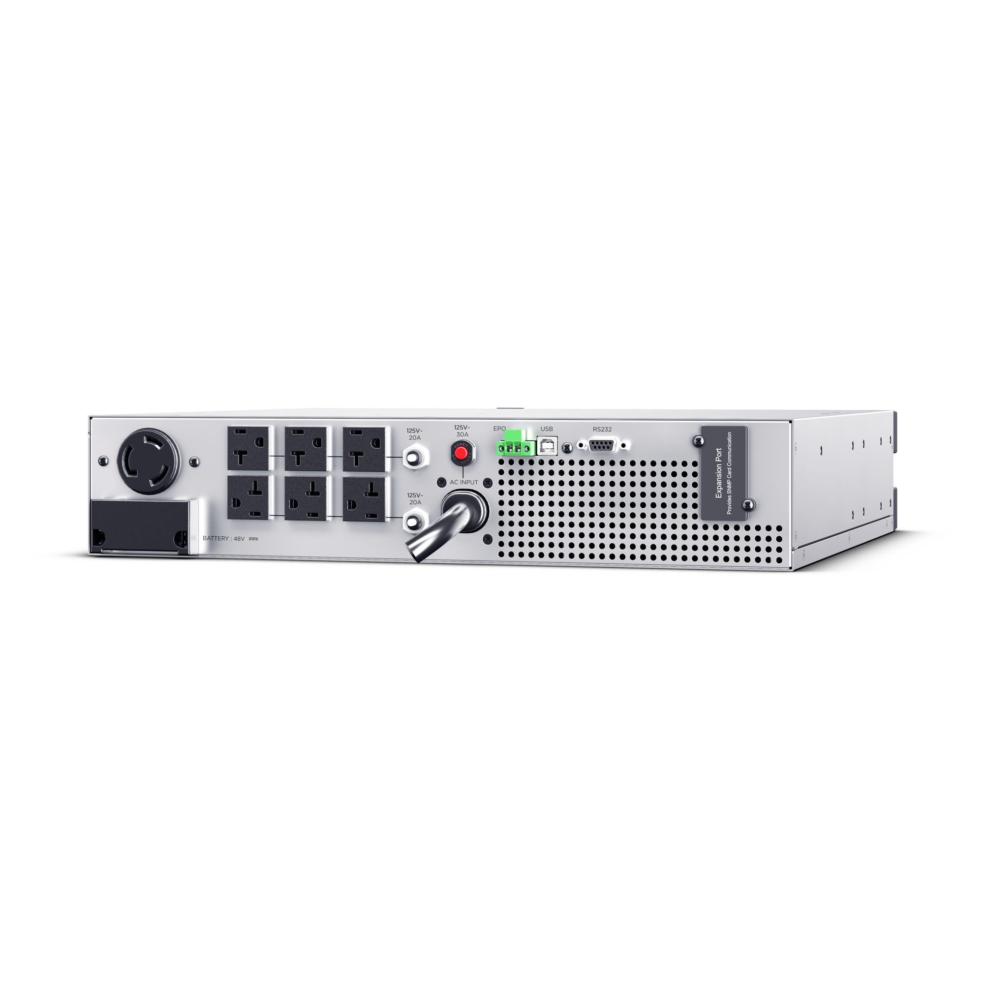 CyberPower OL3KRM 3,000 VA 2,400 W 2U rackmount UPS front view — view 5