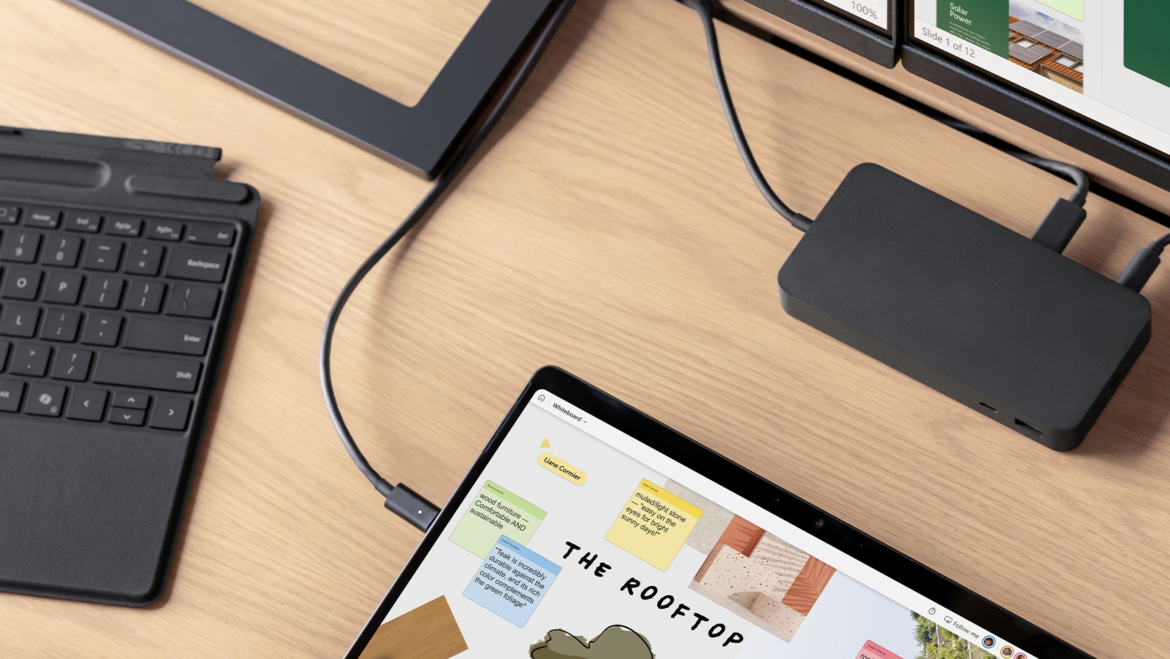 Microsoft Surface Pro 10 for Business 5G tablet in Platinum with its 13-inch PixelSense Flow touchscreen and built-in kickstand. — view 7