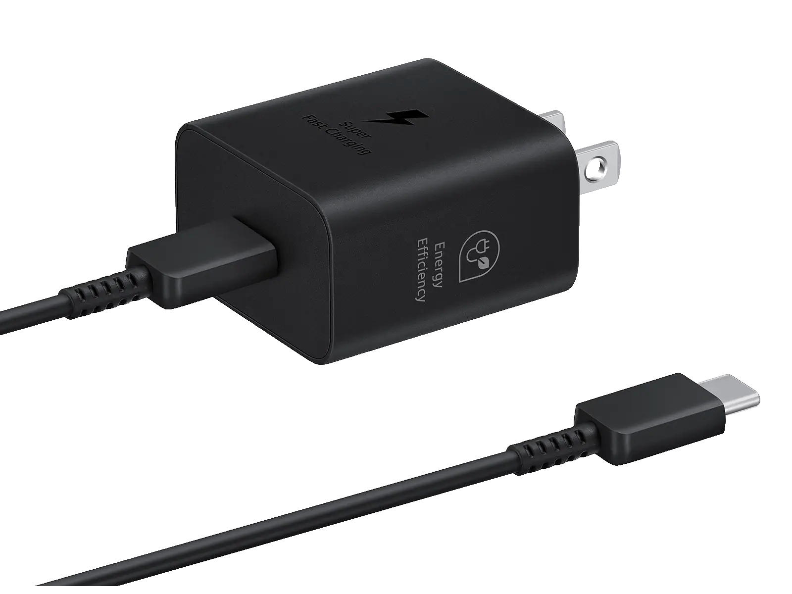 Samsung 25W PD Power Adapter with USB-C Cable, Black