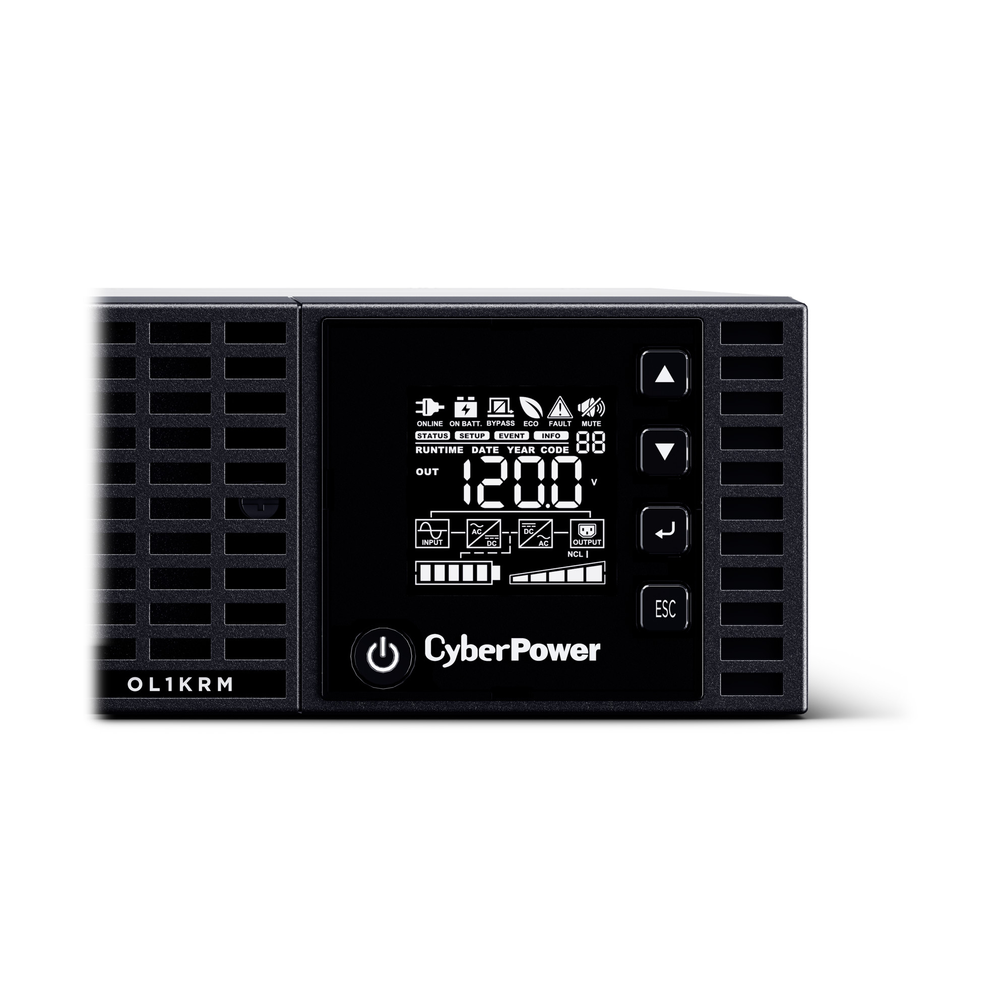 1000VA/800W, 5-15P, 2U, Rackmount — view 12