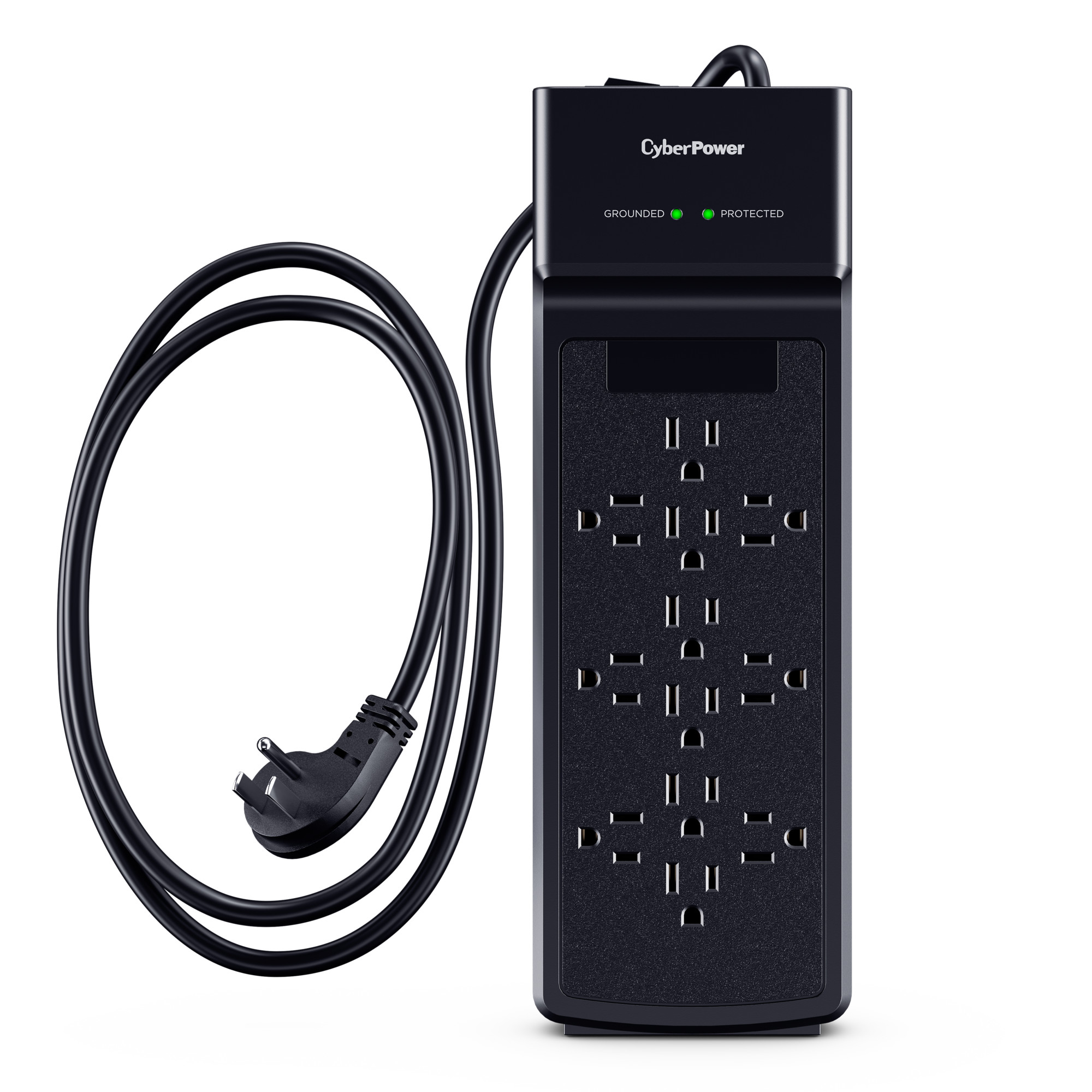 CyberPower CSB1206 black surge protector with 12 outlets and 6 ft cord — view 16