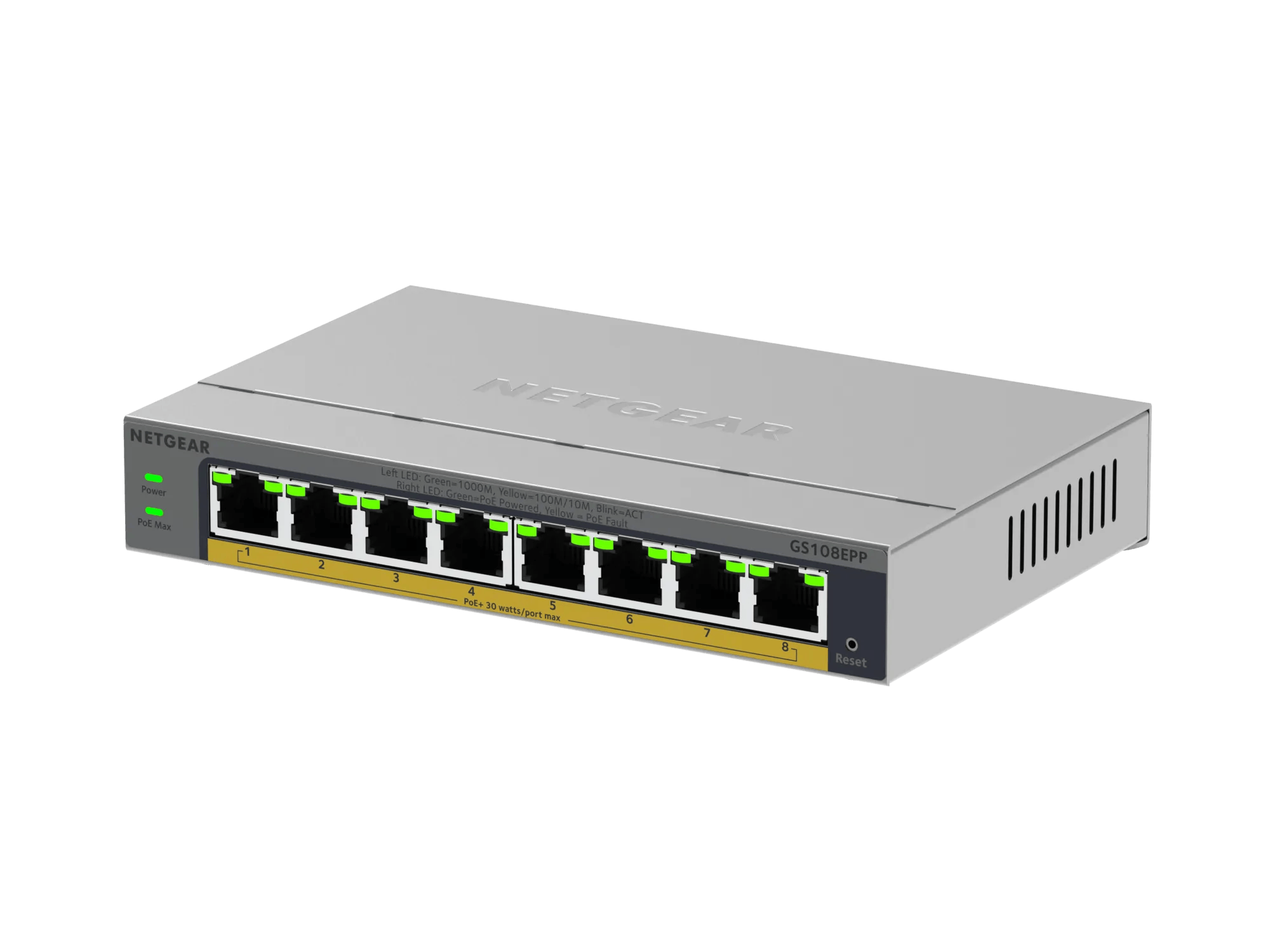 8-P Gig Easy Smart POE+ Switch